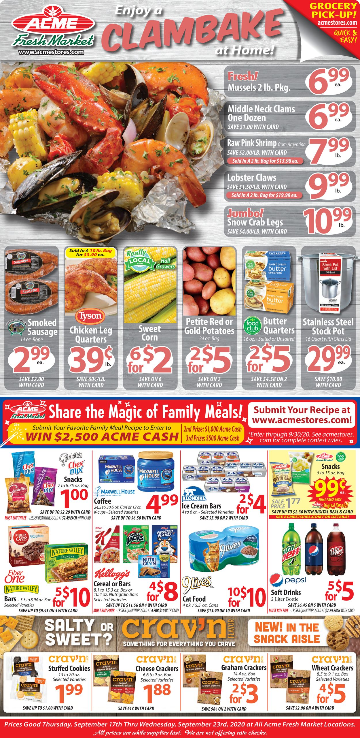 Acme Fresh Market Weekly Ad Circular - valid 09/17-09/23/2020