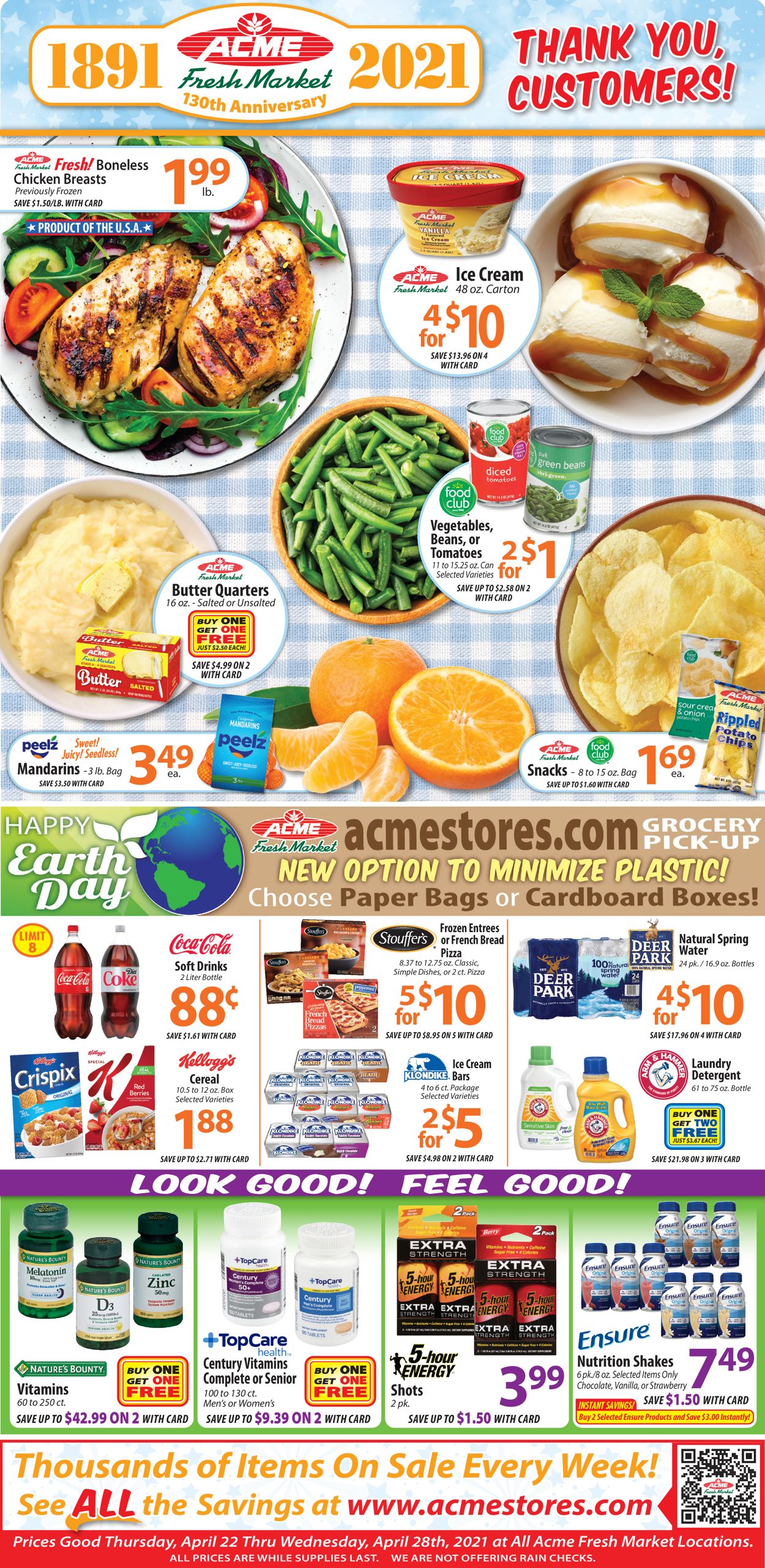 Acme Fresh Market Weekly Ad Circular - valid 04/22-04/28/2021