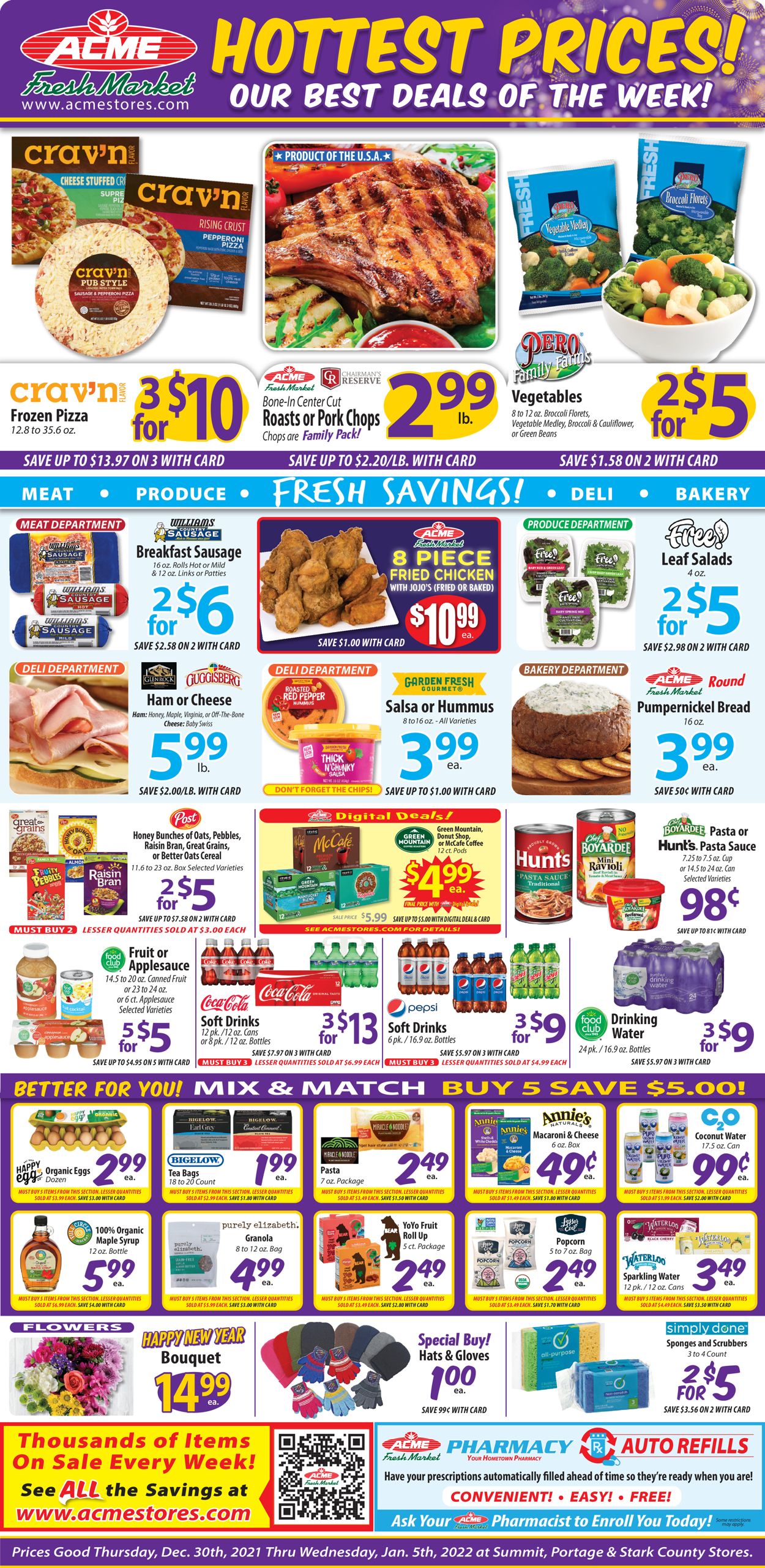 Acme Fresh Market Weekly Ad Circular - valid 12/30-01/05/2022 (Page 2)