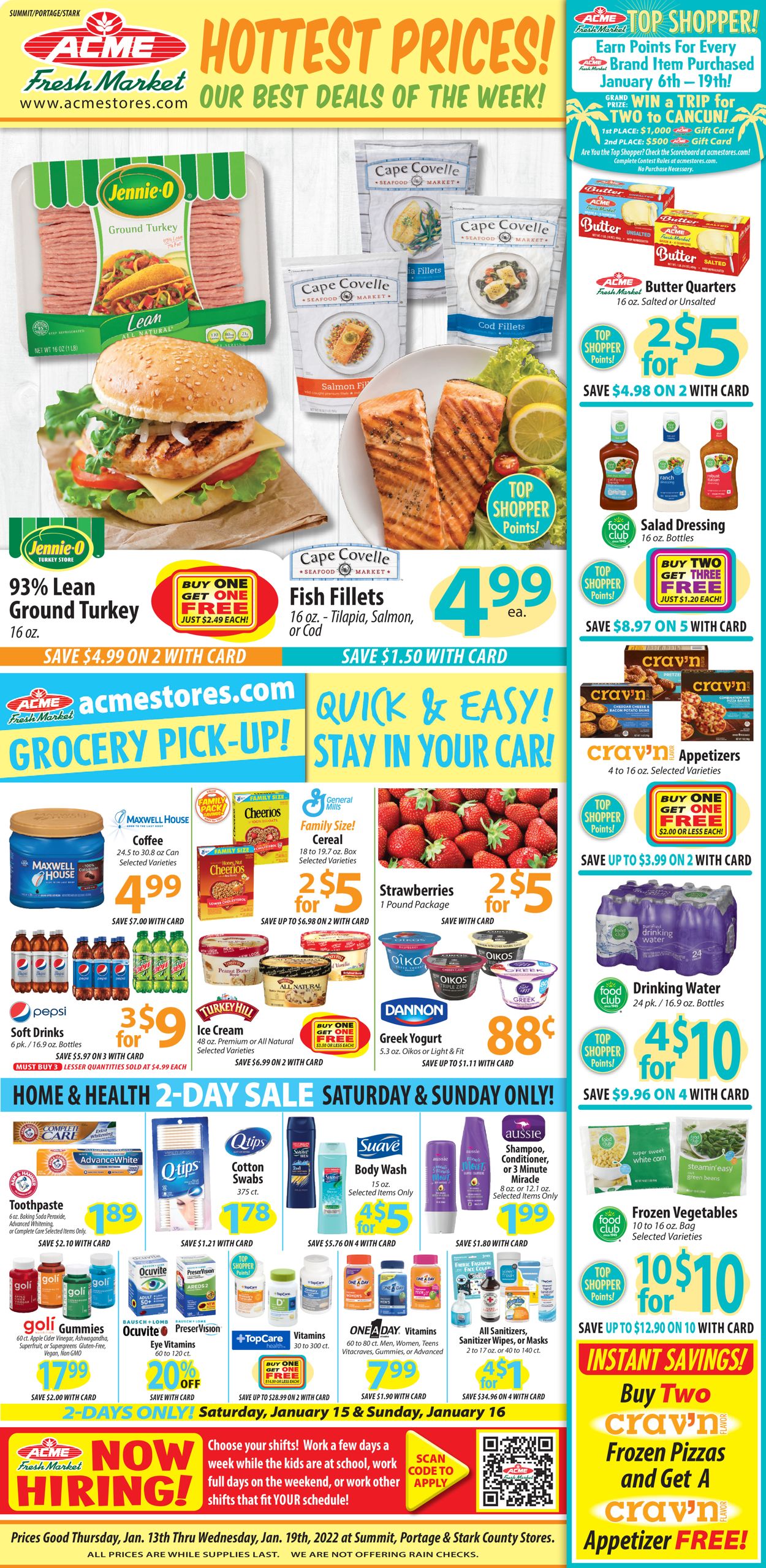 Acme Fresh Market Weekly Ad Circular - valid 01/13-01/19/2022