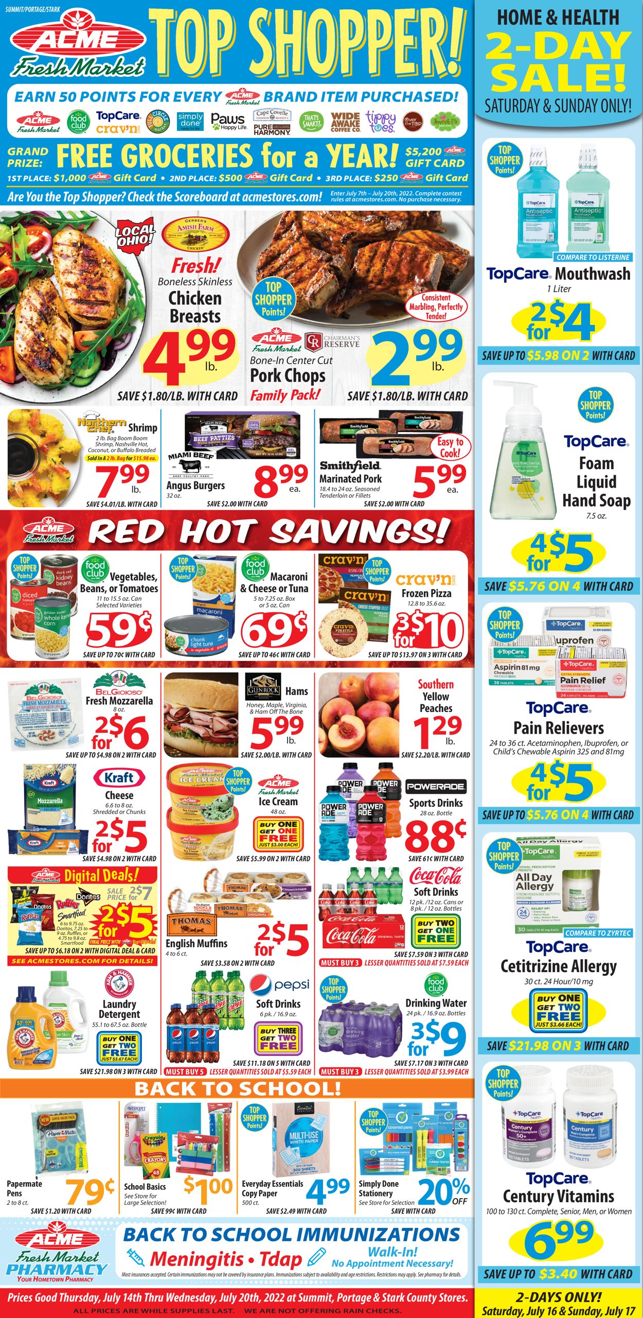 Acme Fresh Market Weekly Ad Circular - valid 07/14-07/20/2022