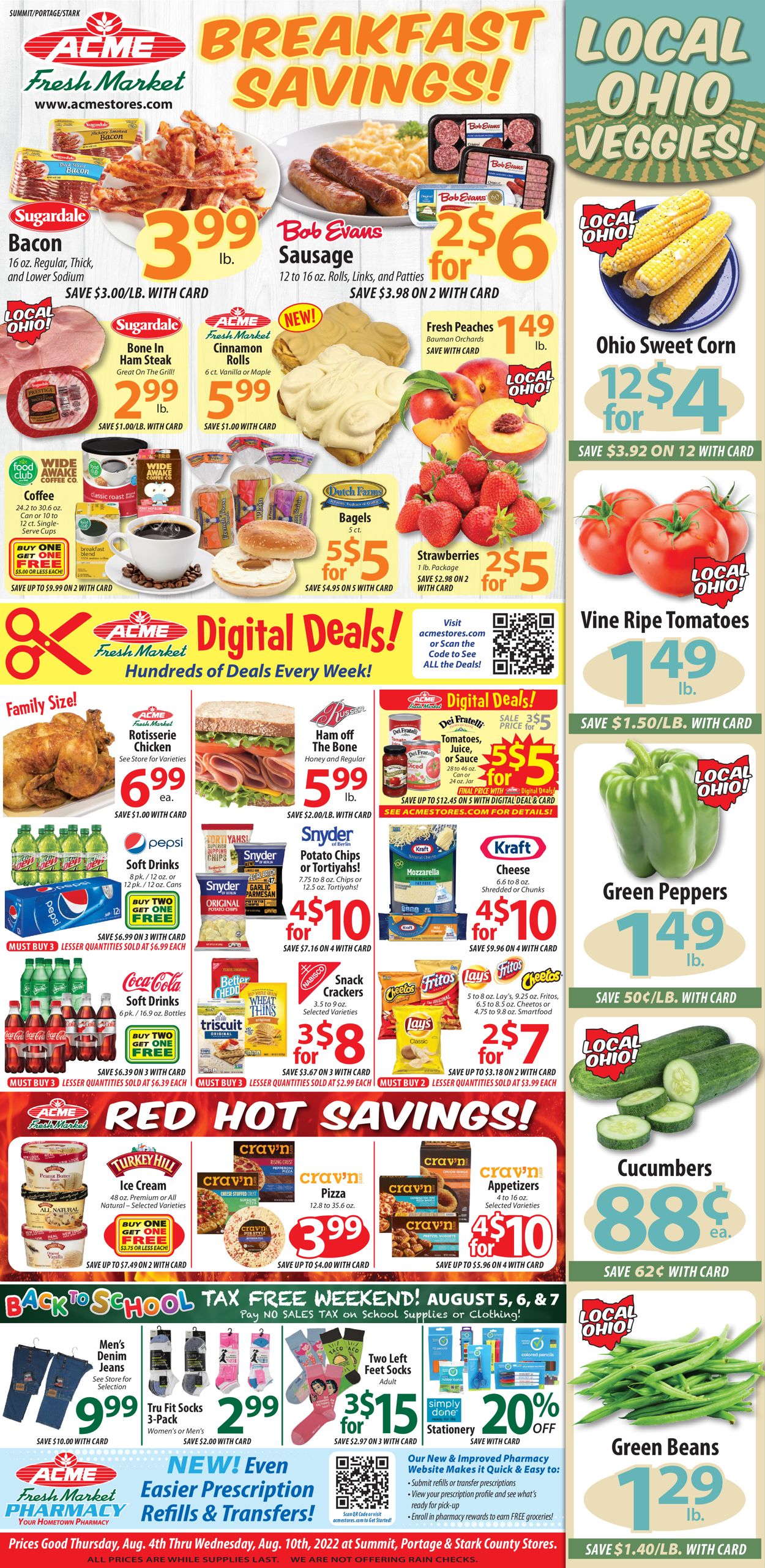 Acme Fresh Market Weekly Ad Circular - valid 08/04-08/10/2022