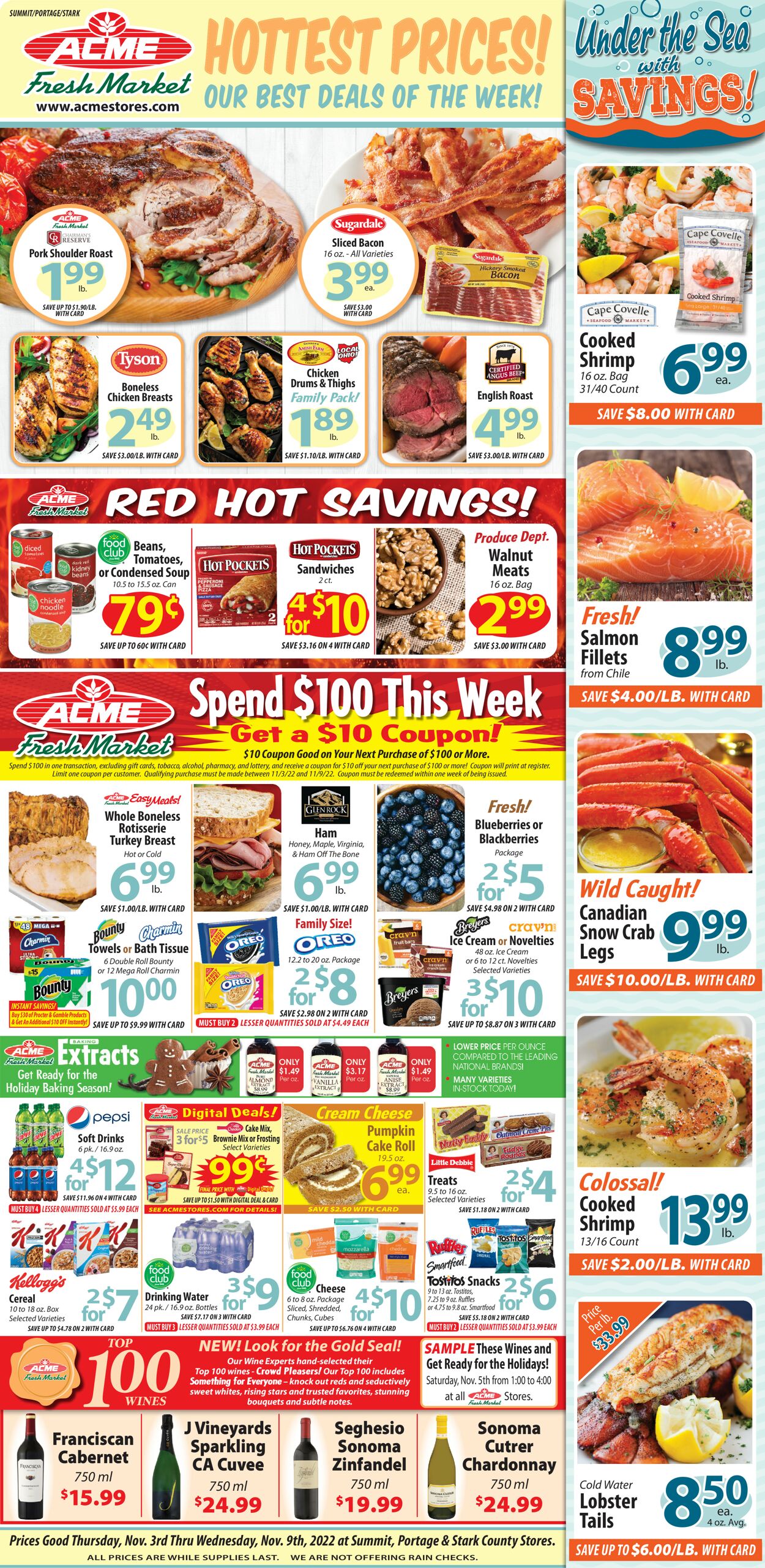 Acme Fresh Market Weekly Ad Circular - valid 11/03-11/11/2022