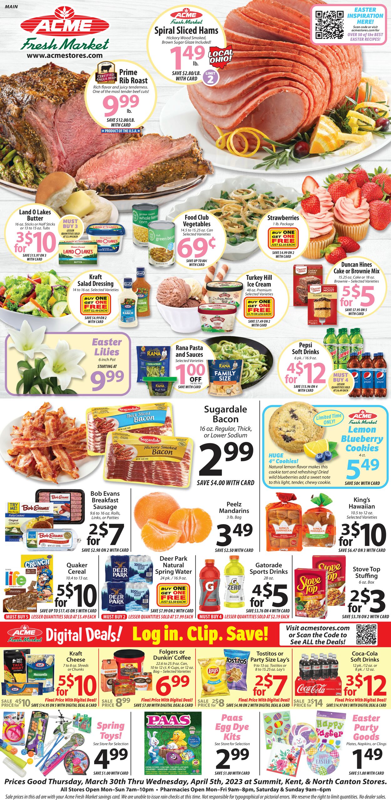 Acme Fresh Market Weekly Ad Circular - valid 03/30-04/05/2023