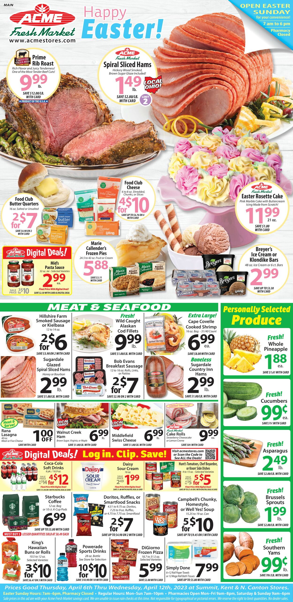 Acme Fresh Market Weekly Ad Circular - valid 04/05-04/13/2023