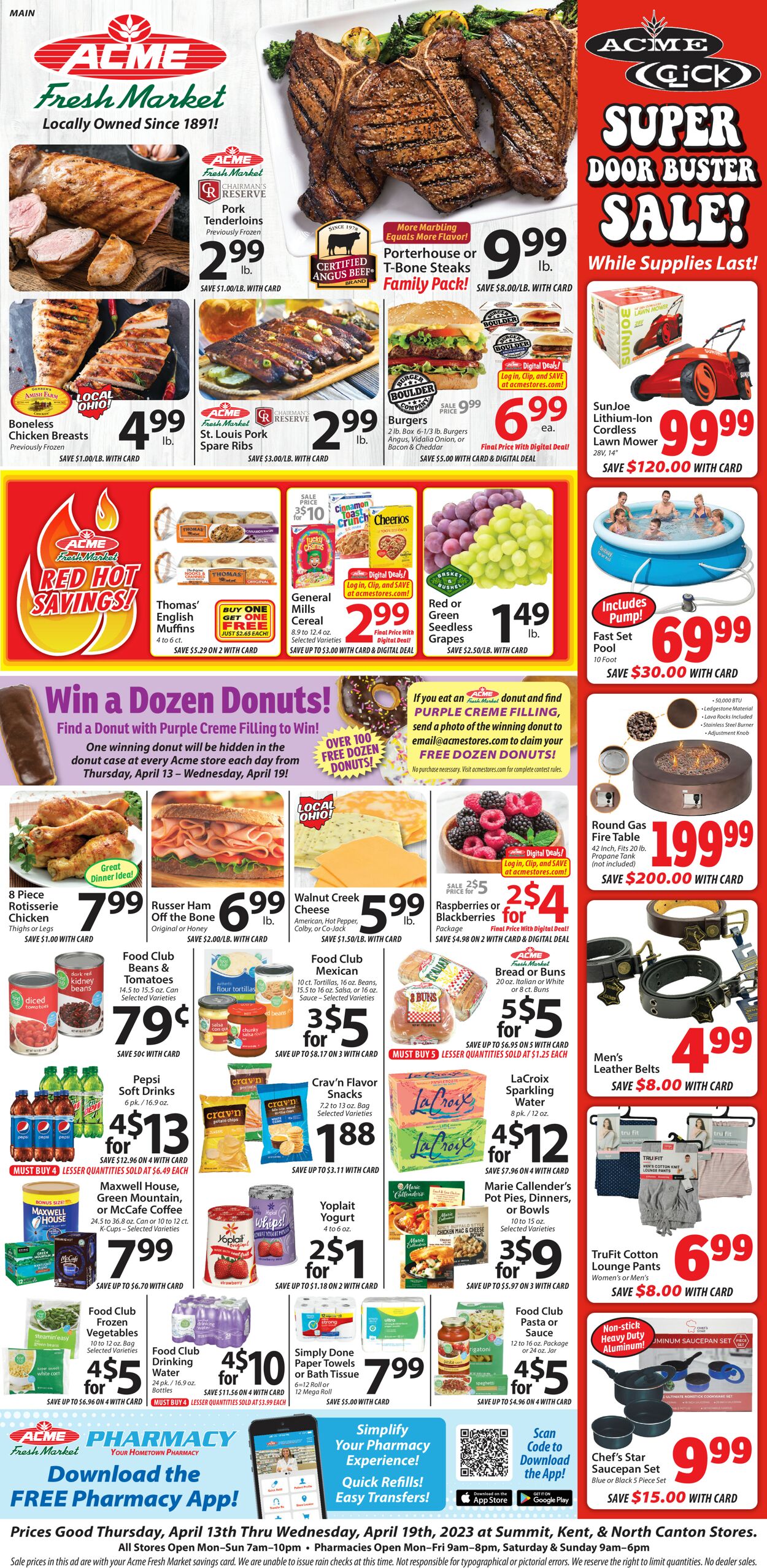 Acme Fresh Market Weekly Ad Circular - valid 04/13-04/20/2023