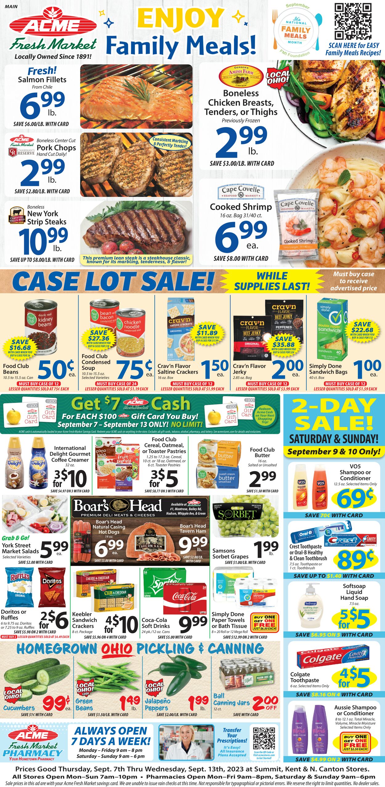 Acme Fresh Market Weekly Ad Circular - valid 09/07-09/14/2023