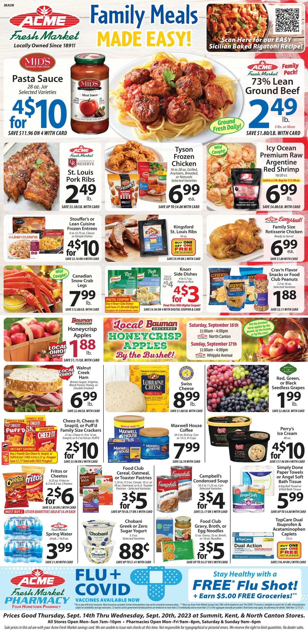 Acme Fresh Market Weekly Ad Circular - valid 09/14-09/21/2023