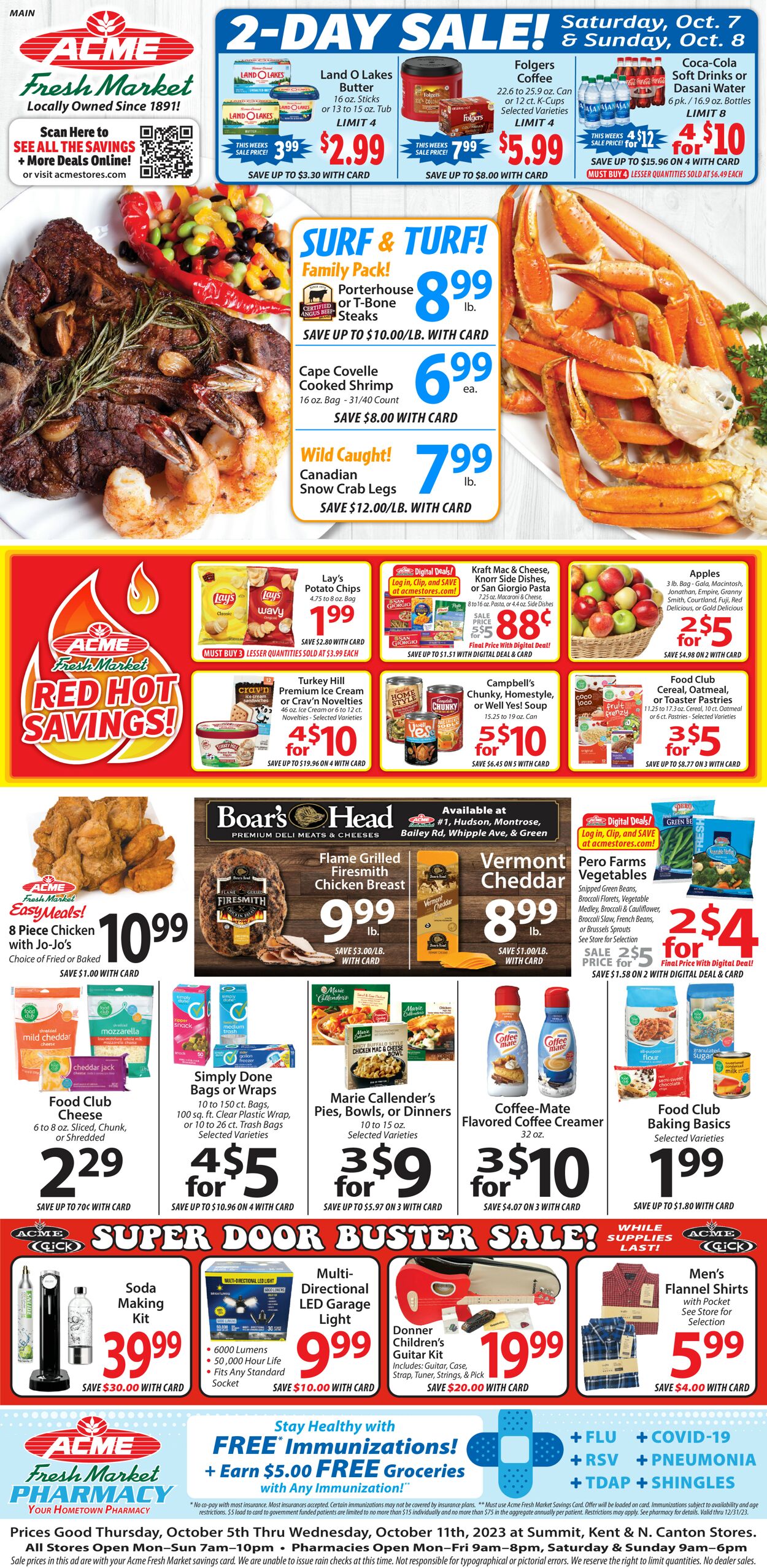 Acme Fresh Market Weekly Ad Circular - valid 10/05-10/12/2023