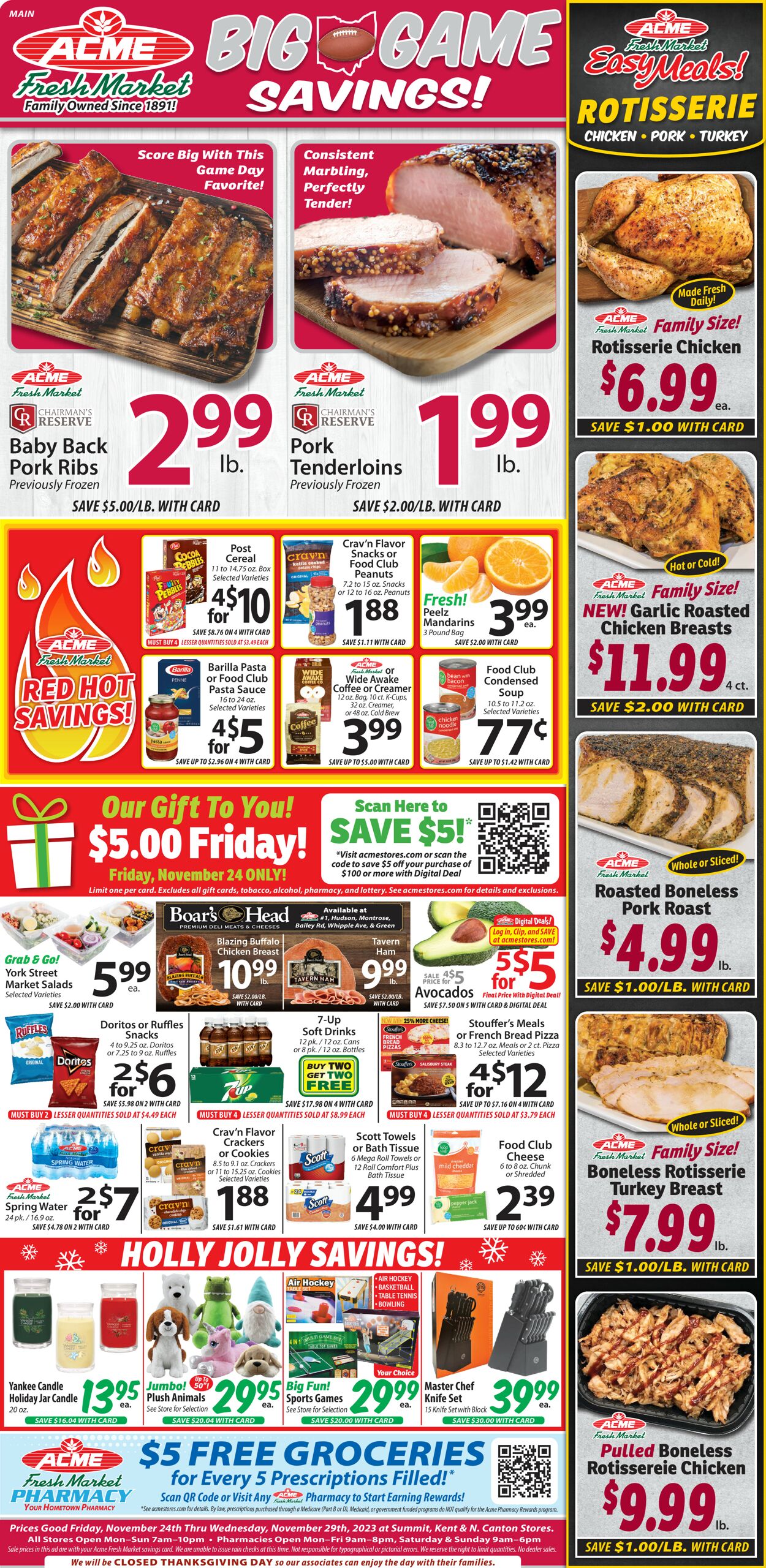 Acme Fresh Market Weekly Ad Circular - valid 11/23-11/30/2023