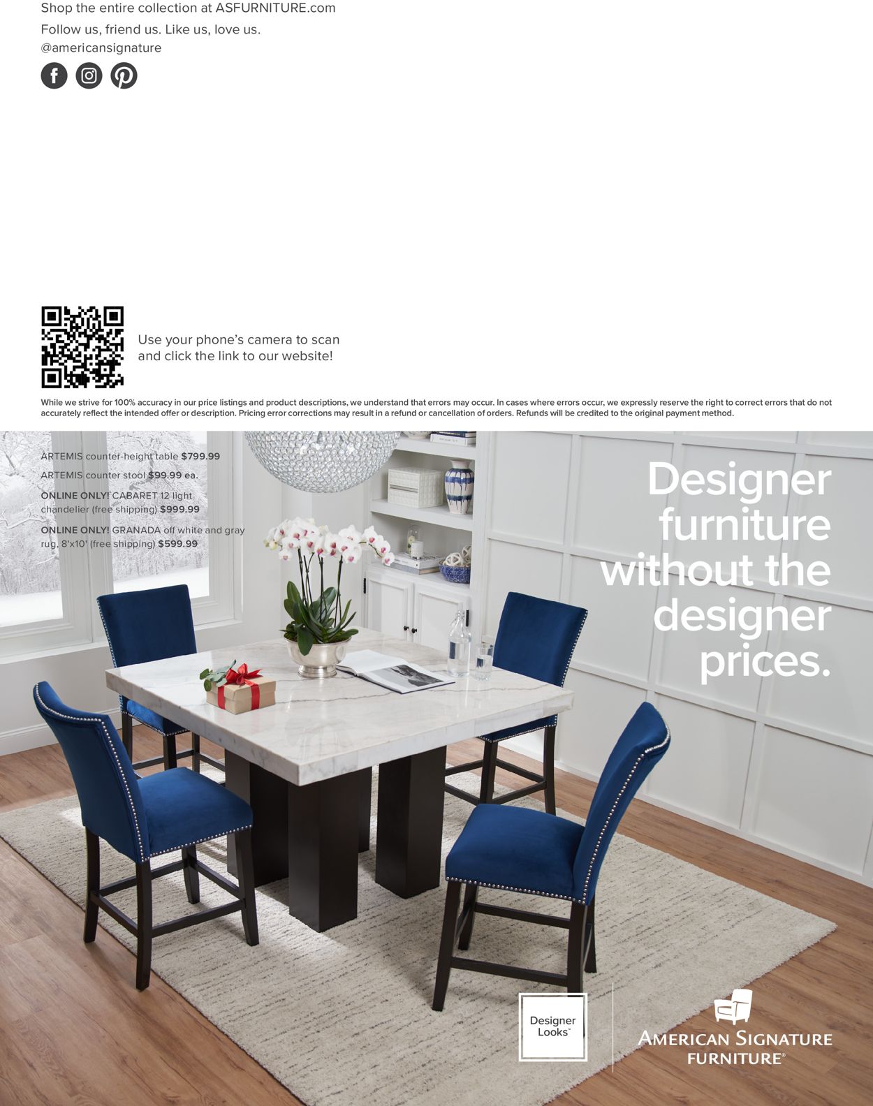 American Signature Furniture Weekly Ad Circular - valid 10/19-12/31/2020 (Page 38)