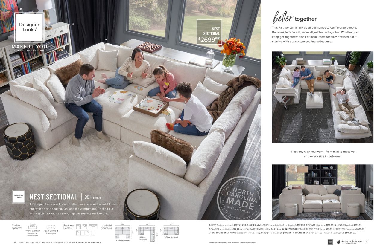 American Signature Furniture Weekly Ad Circular - valid 09/08-12/07/2021 (Page 3)