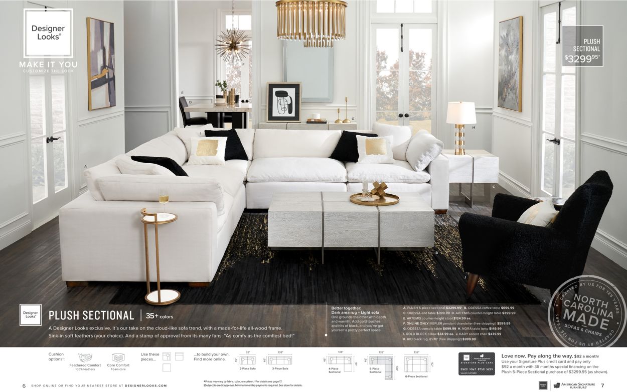 American Signature Furniture Weekly Ad Circular - valid 09/08-12/07/2021 (Page 4)
