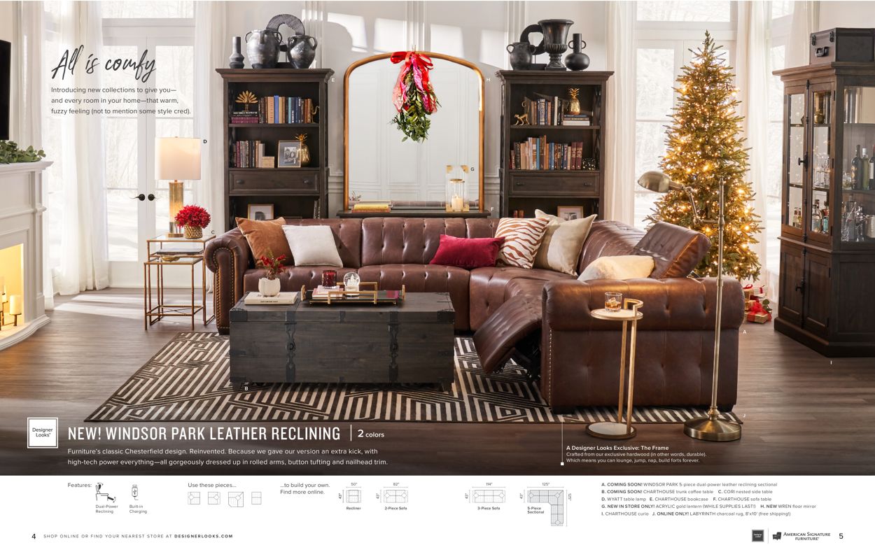 American Signature Furniture HOLIDAY 2021 Weekly Ad Circular - valid 10/25-12/25/2021 (Page 3)