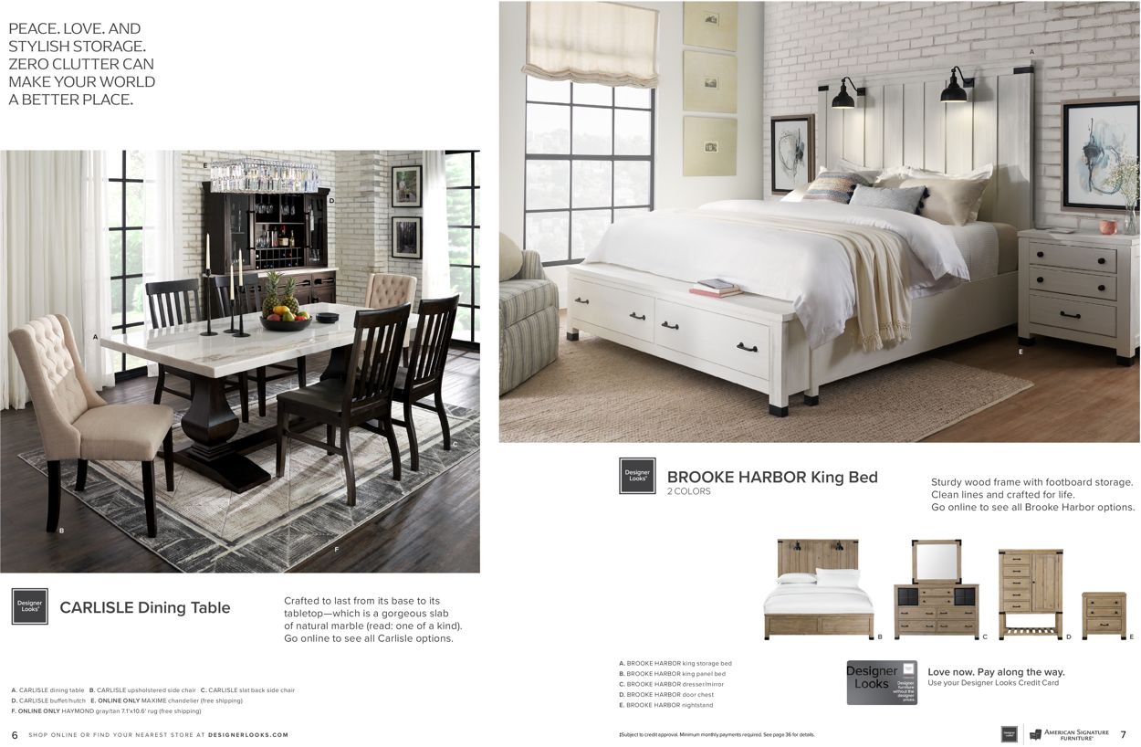 American Signature Furniture Weekly Ad Circular - valid 03/01-04/30/2022 (Page 4)
