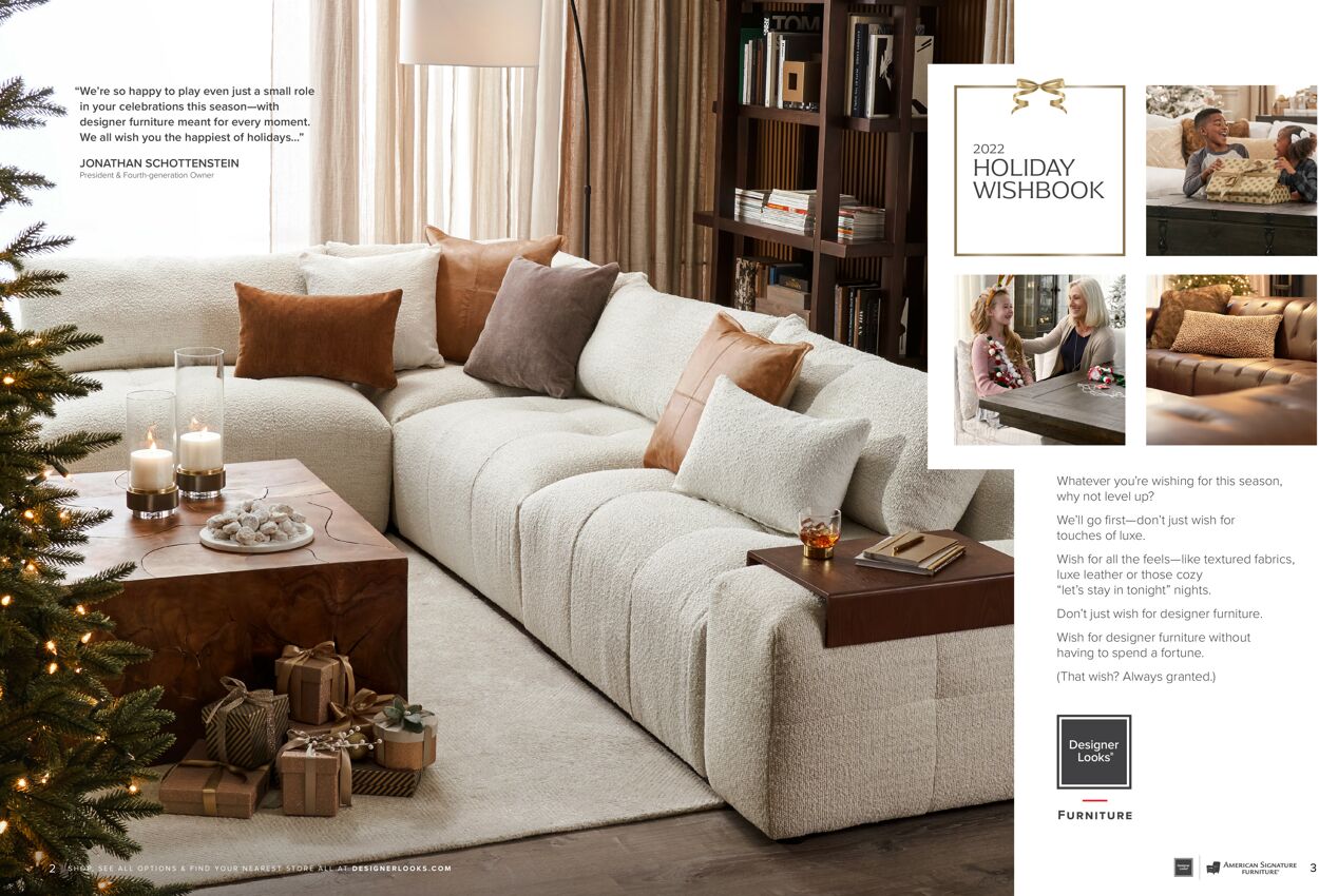 American Signature Furniture Weekly Ad Circular - valid 10/25-01/06/2023 (Page 2)