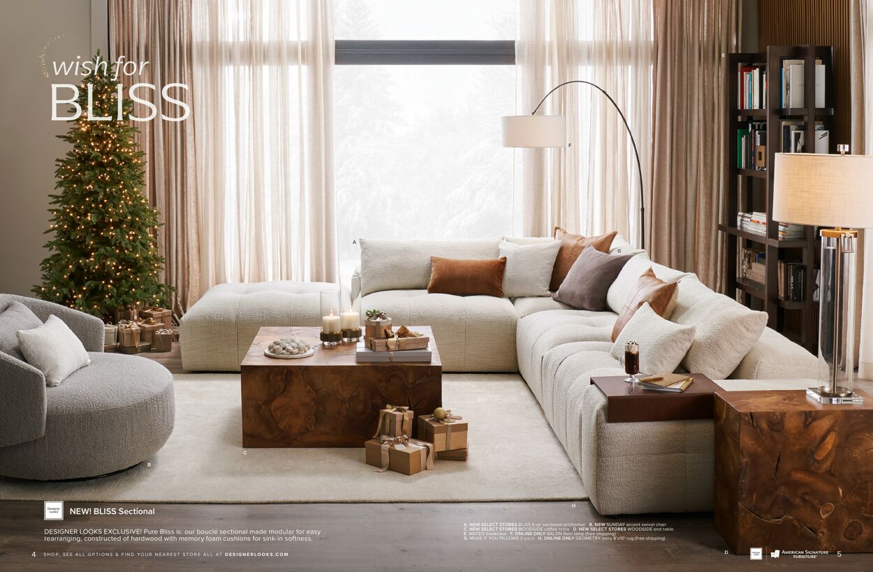 American Signature Furniture Weekly Ad Circular - valid 10/25-01/06/2023 (Page 3)