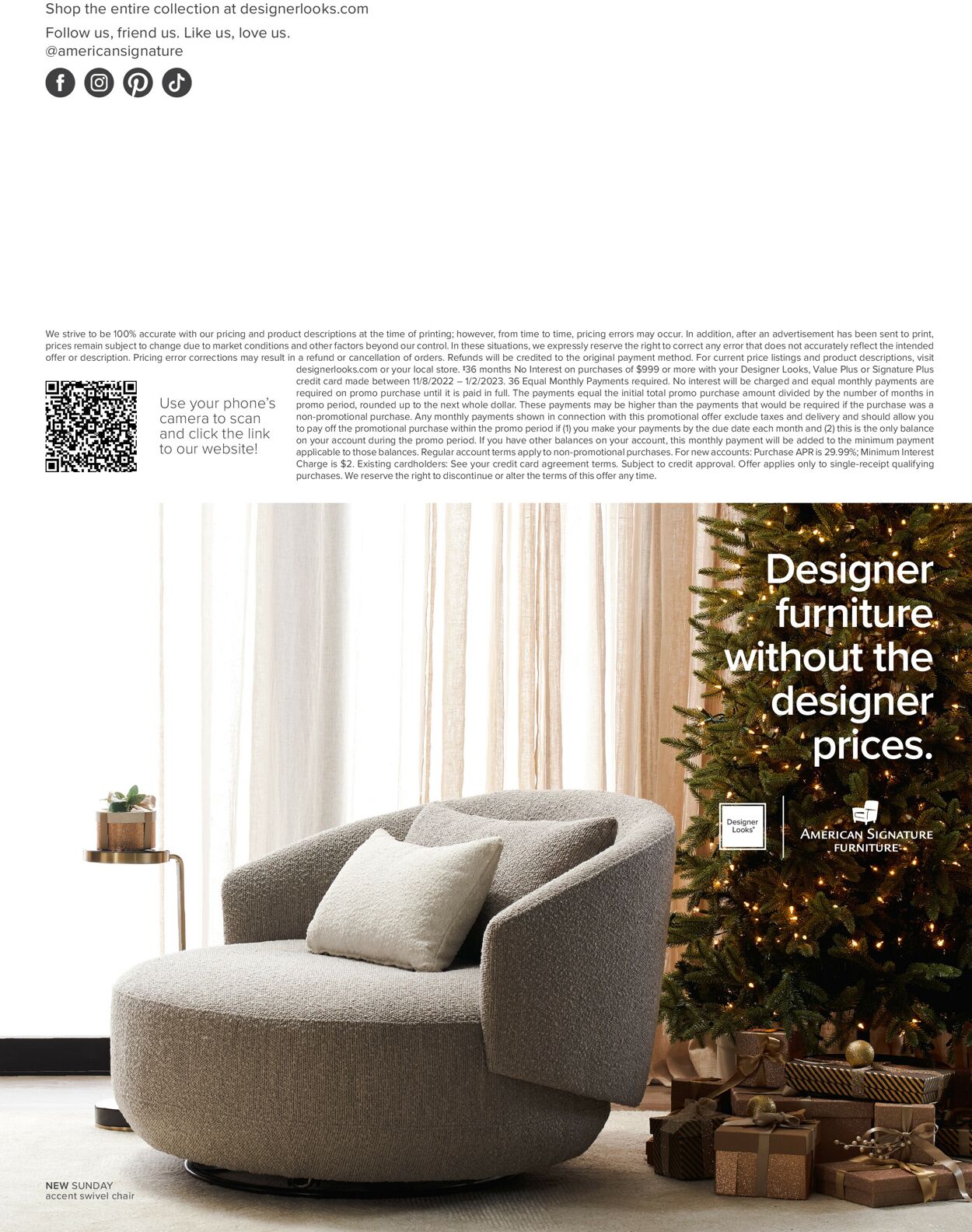 American Signature Furniture Weekly Ad Circular - valid 10/25-01/06/2023 (Page 19)