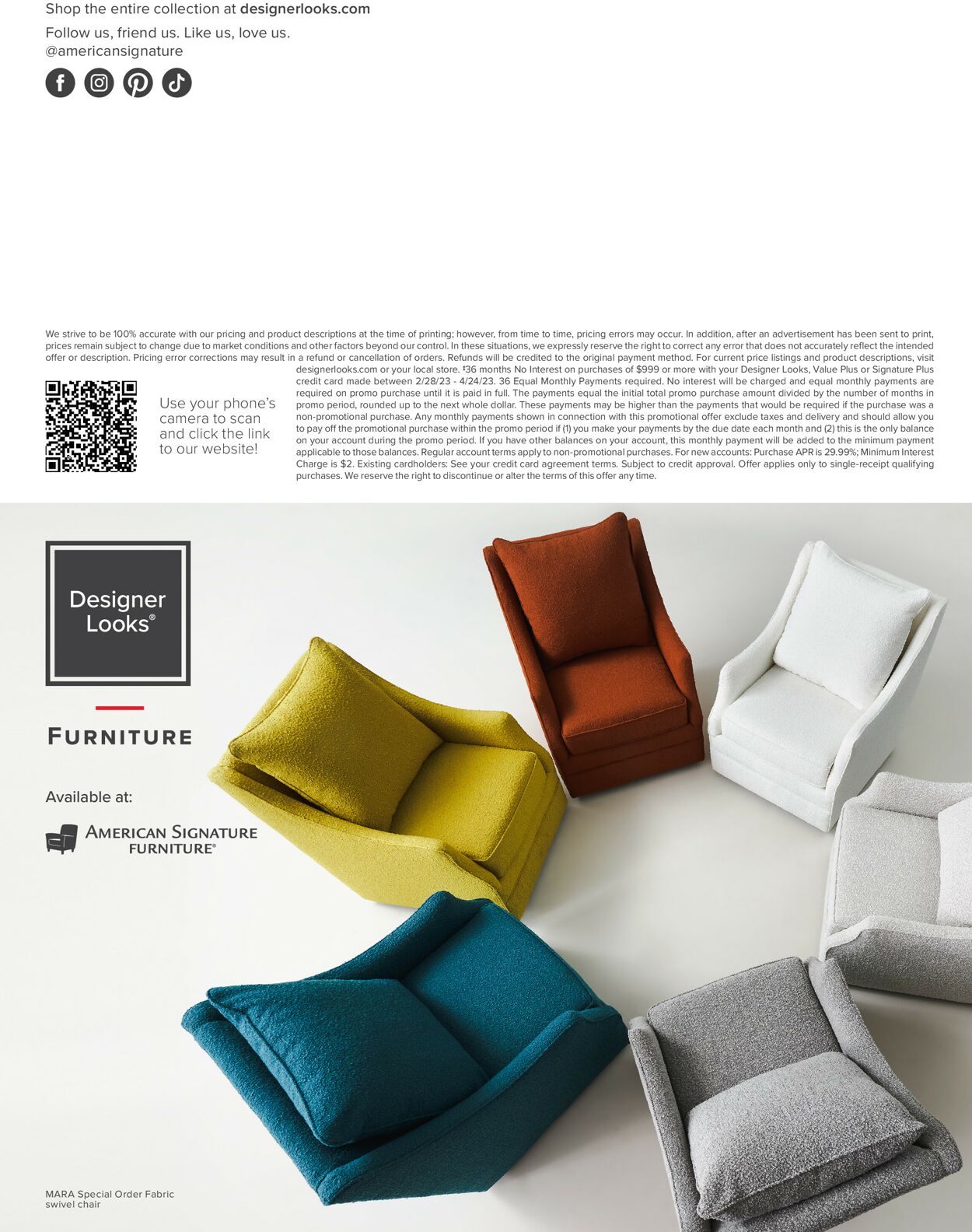 American Signature Furniture Weekly Ad Circular - valid 03/07-06/01/2023 (Page 19)