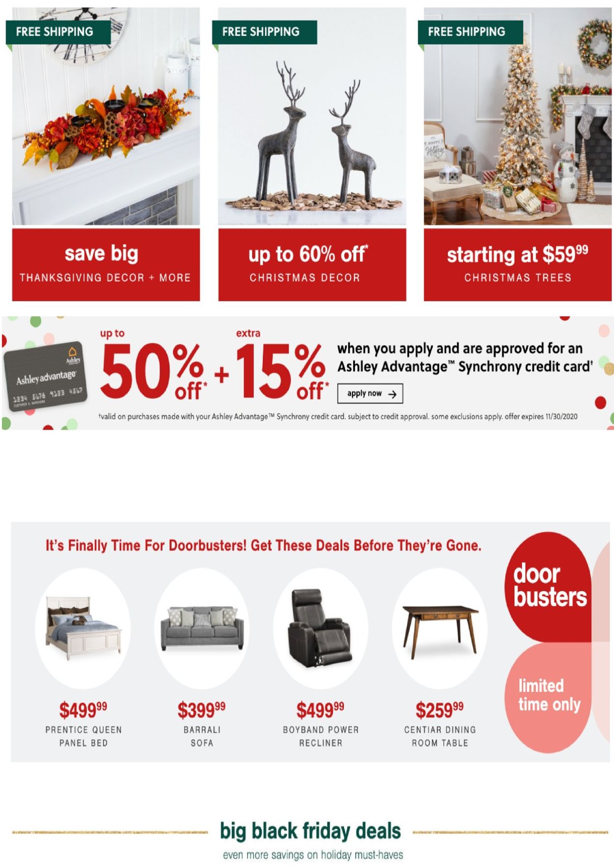 Ashley Furniture Black Friday 2020 Weekly Ad Circular - valid 11/26-12/02/2020 (Page 2)