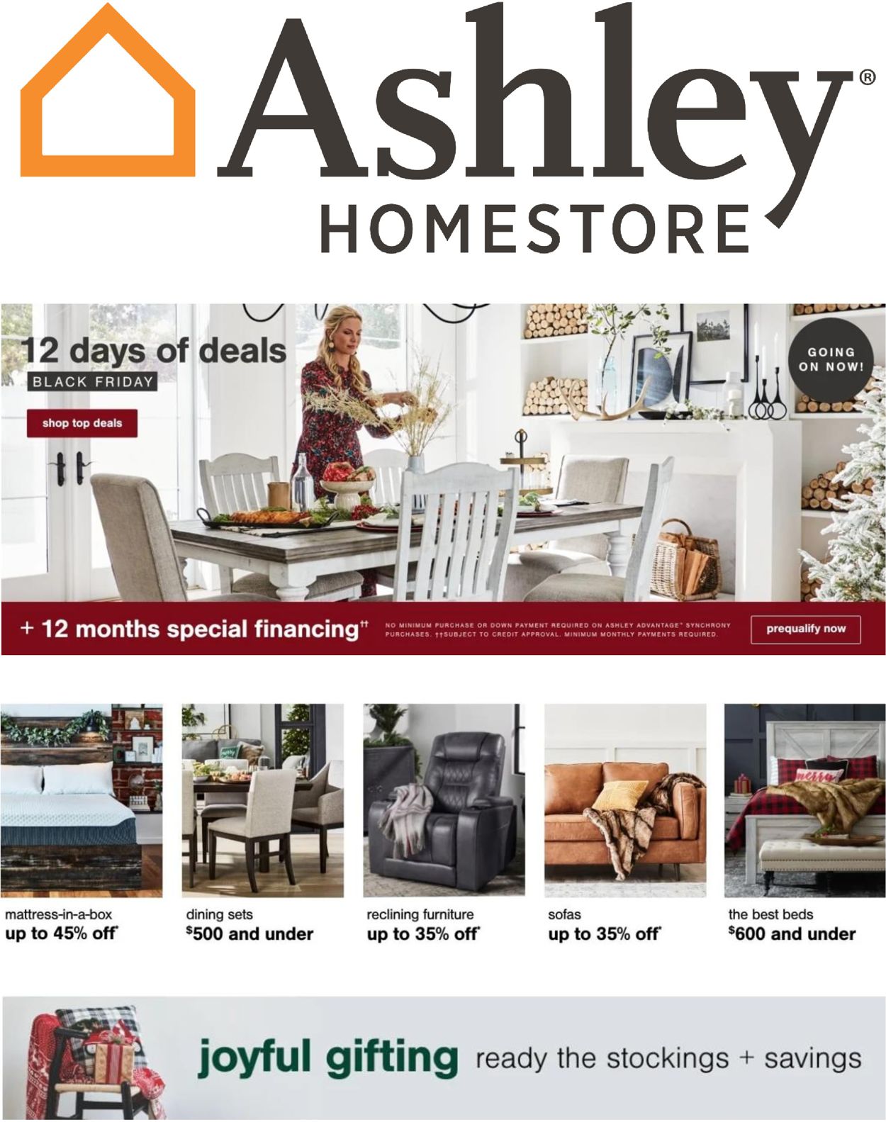 Ashley Furniture BLACK FRIDAY 2021 Weekly Ad Circular - valid 11/08-11/19/2021
