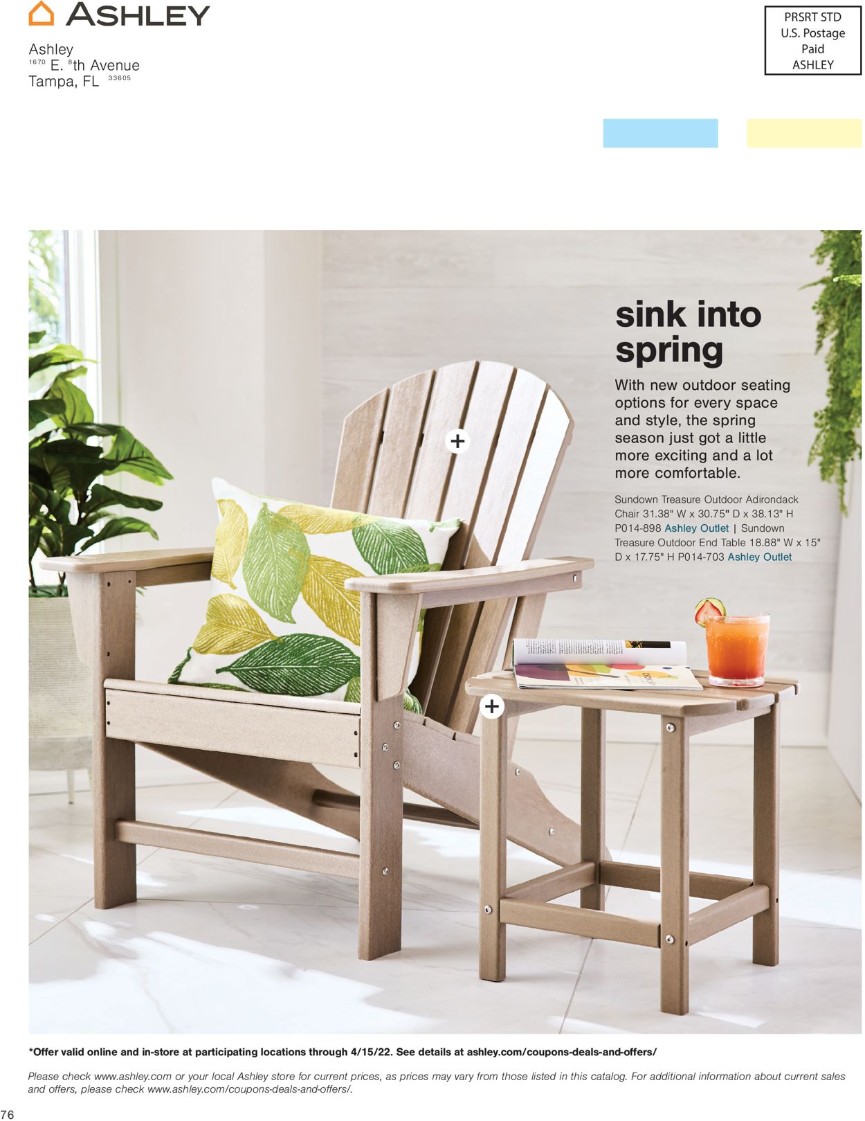 Ashley Furniture Weekly Ad Circular - valid 03/01-04/15/2022 (Page 76)