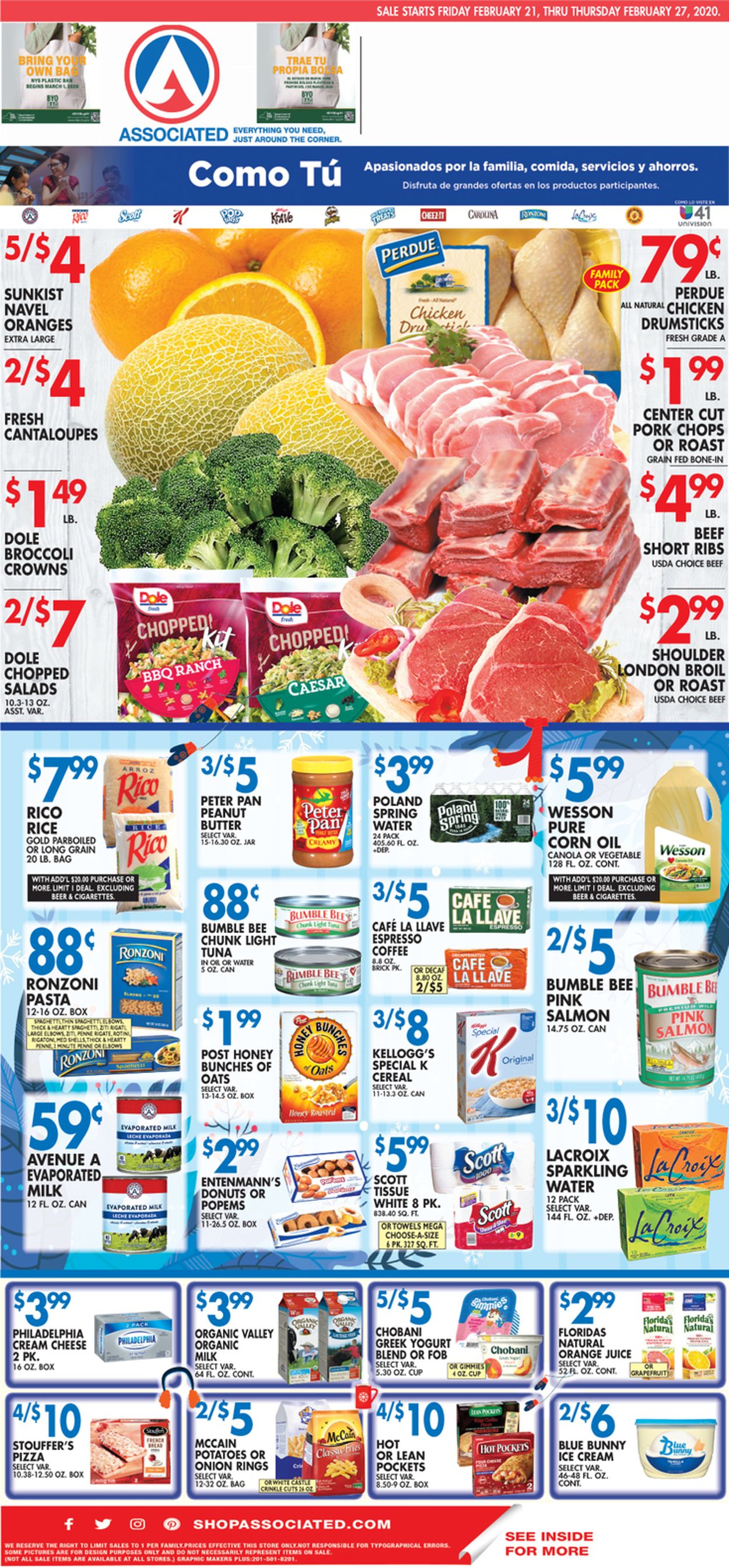 Associated Supermarkets Weekly Ad Circular - valid 02/21-02/27/2020