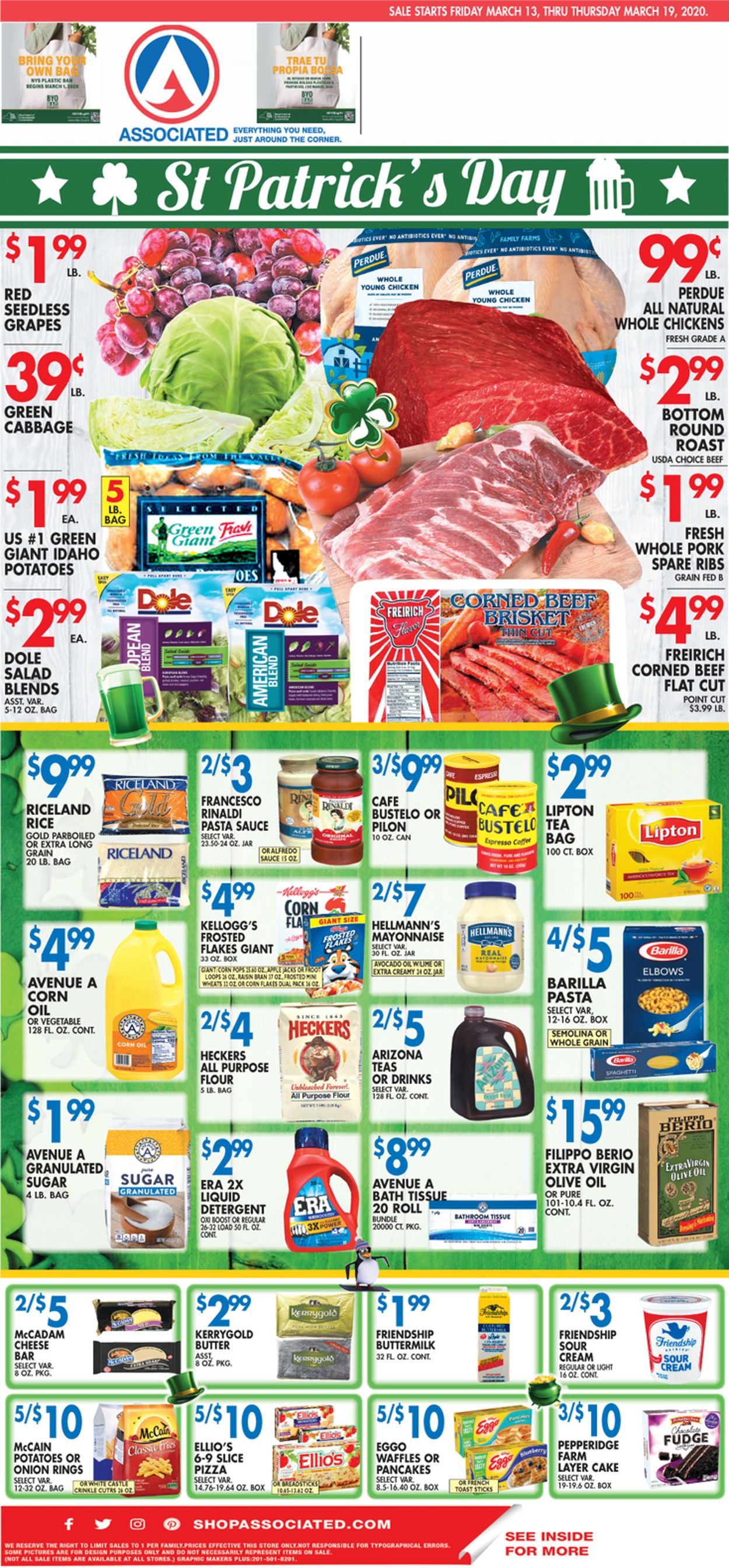 Associated Supermarkets Weekly Ad Circular - valid 03/13-03/19/2020
