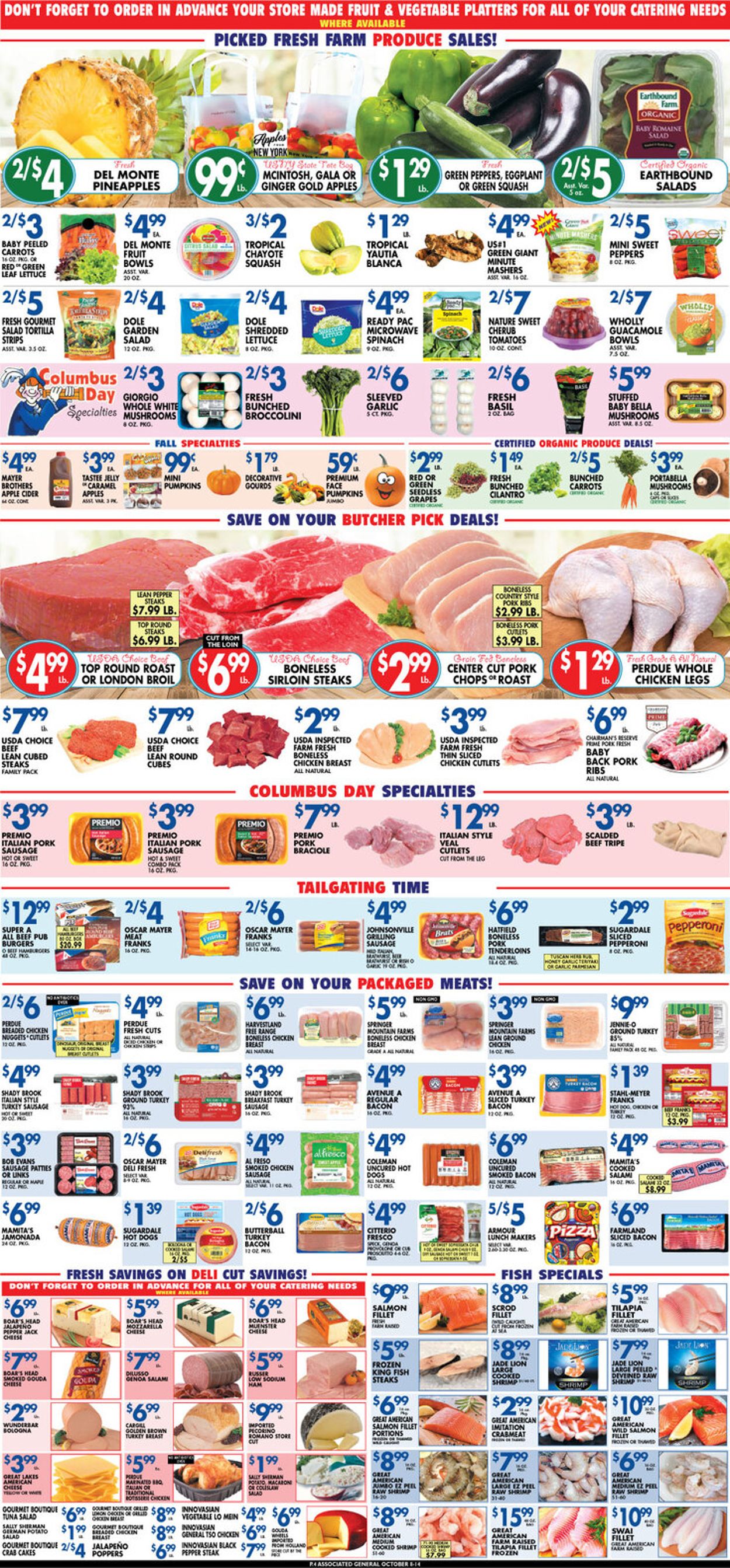 Associated Supermarkets Weekly Ad Circular - valid 10/08-10/14/2021 (Page 4)