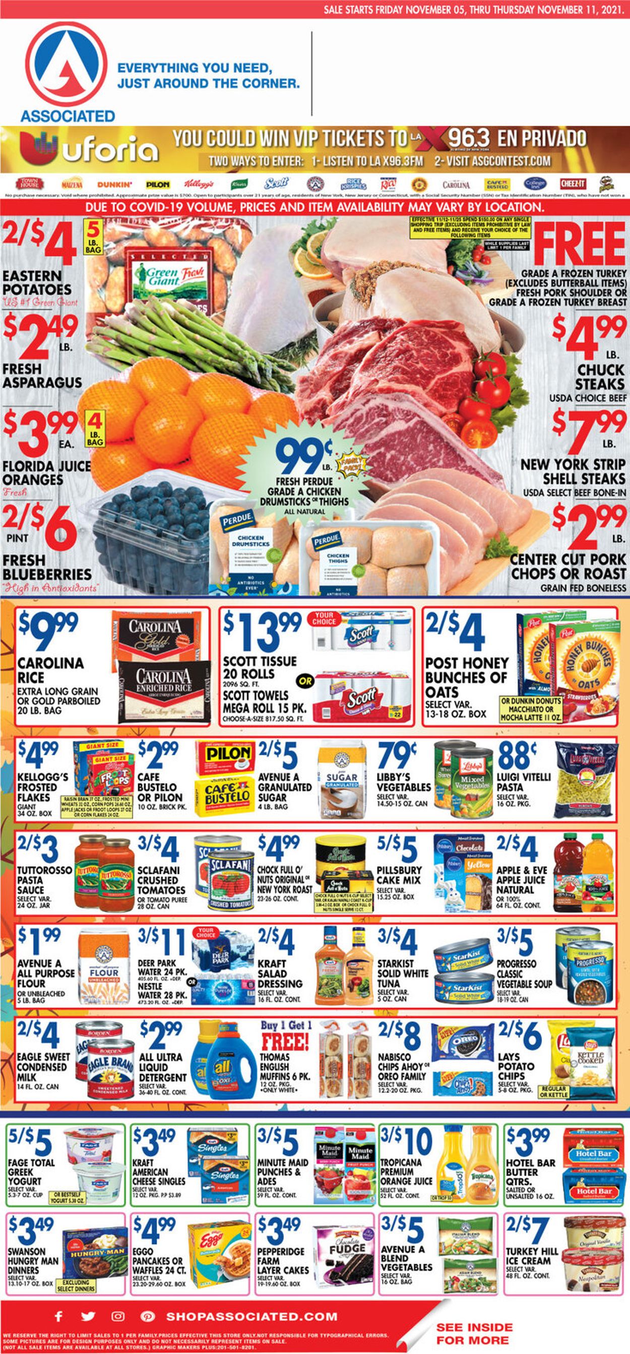 Associated Supermarkets Weekly Ad Circular - valid 11/05-11/11/2021