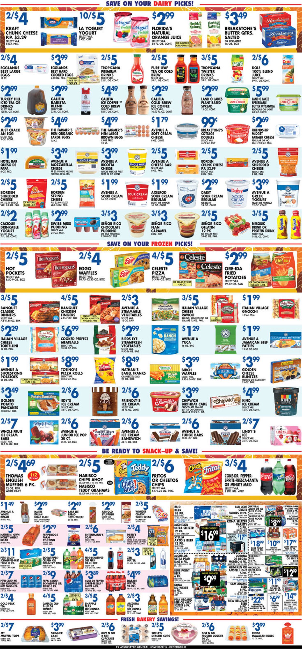 Associated Supermarkets Weekly Ad Circular - valid 11/26-12/02/2021 (Page 3)