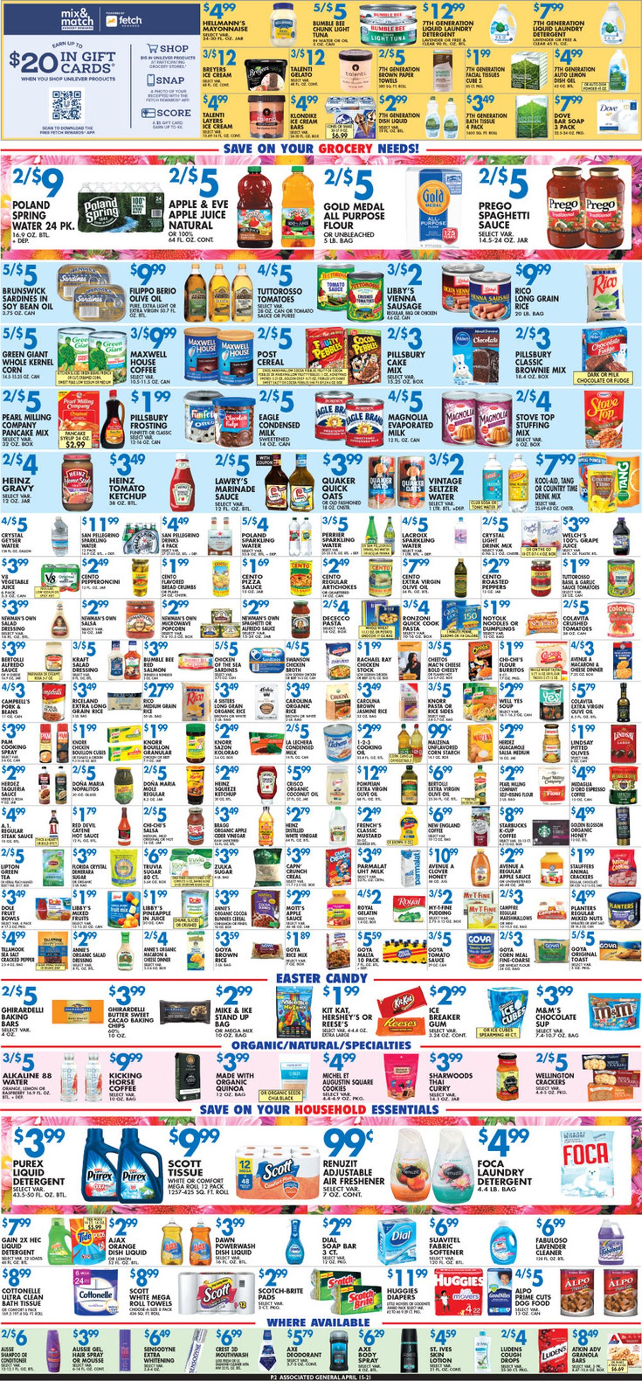 Associated Supermarkets Weekly Ad Circular - valid 04/15-04/21/2022 (Page 2)