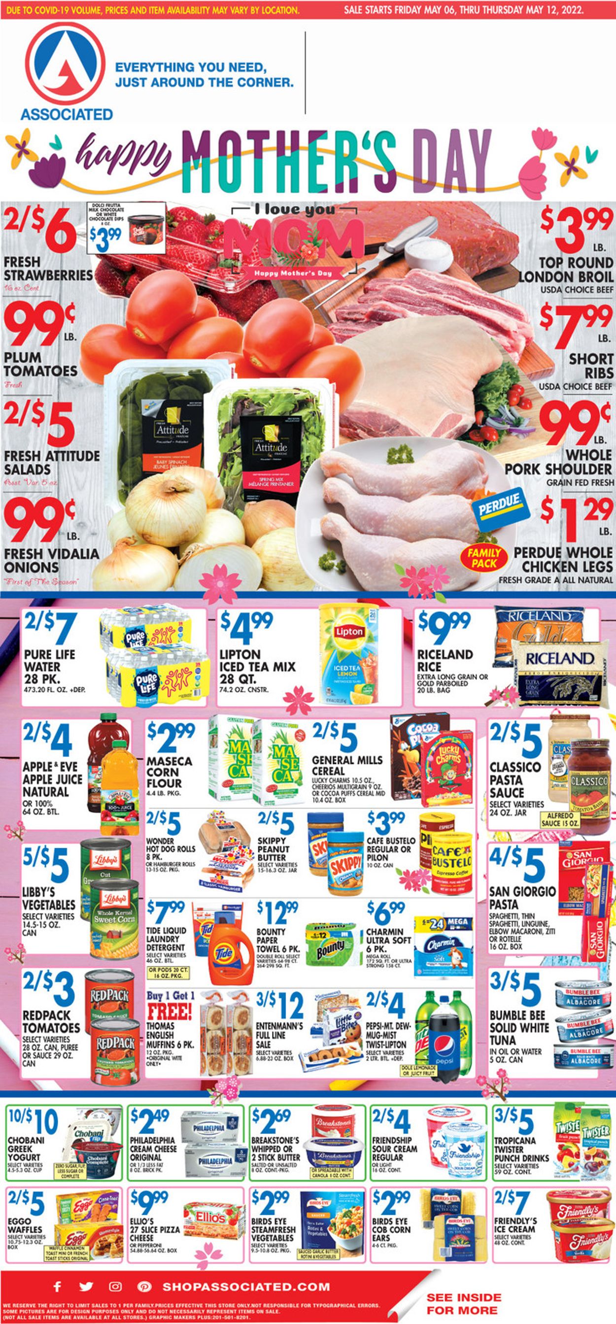 Associated Supermarkets Weekly Ad Circular - valid 05/06-05/12/2022