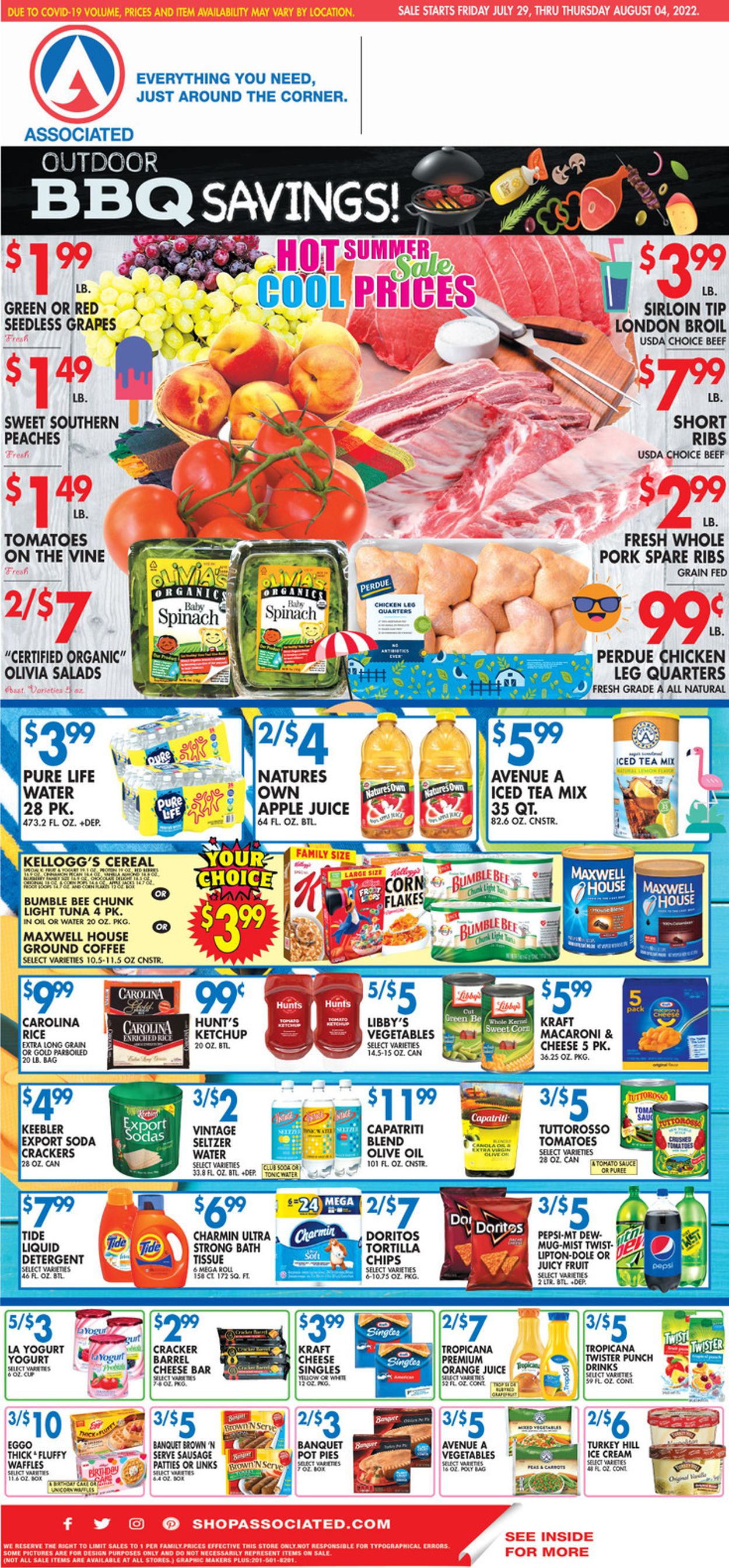 Associated Supermarkets Weekly Ad Circular - valid 07/29-08/04/2022