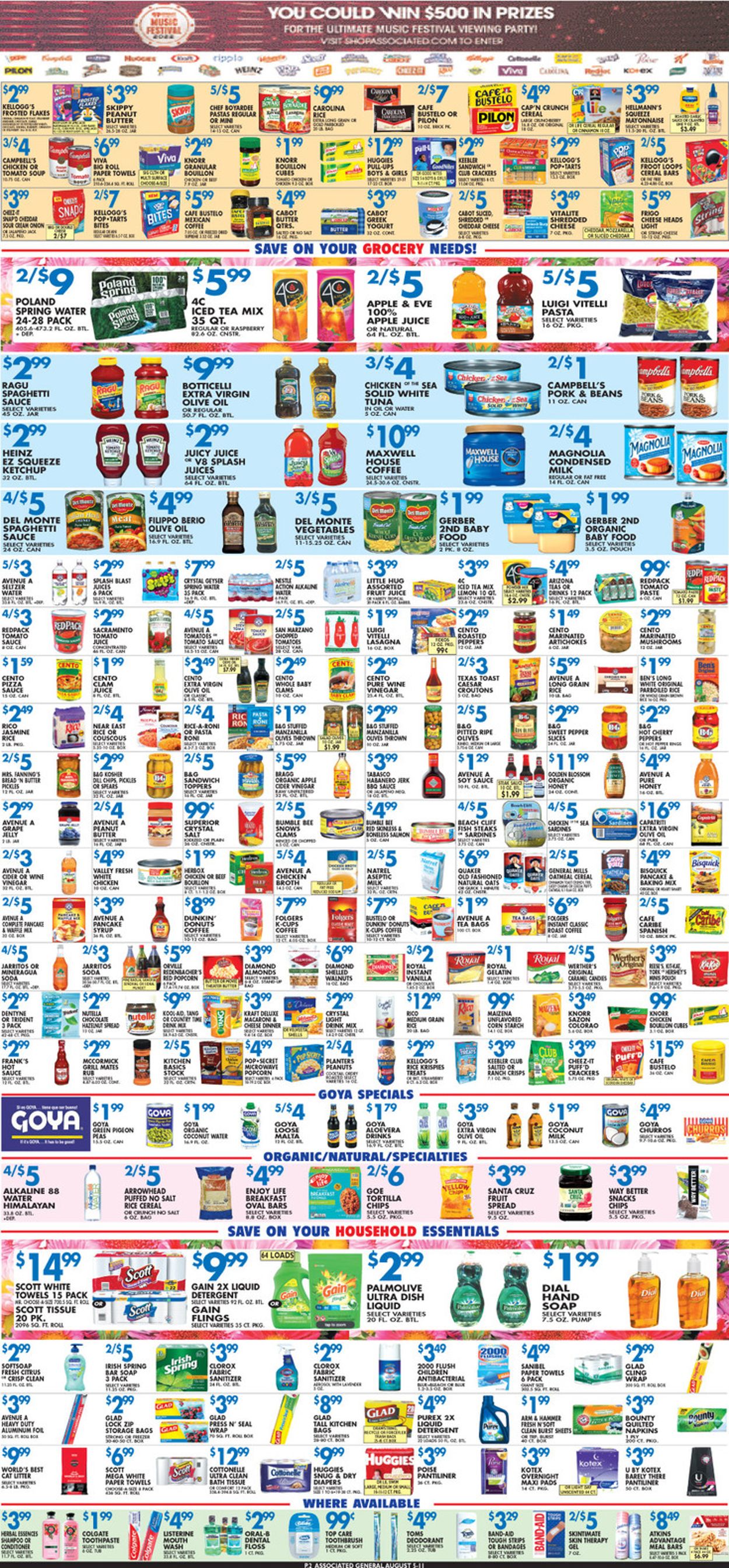 Associated Supermarkets Weekly Ad Circular - valid 08/05-08/11/2022 (Page 2)