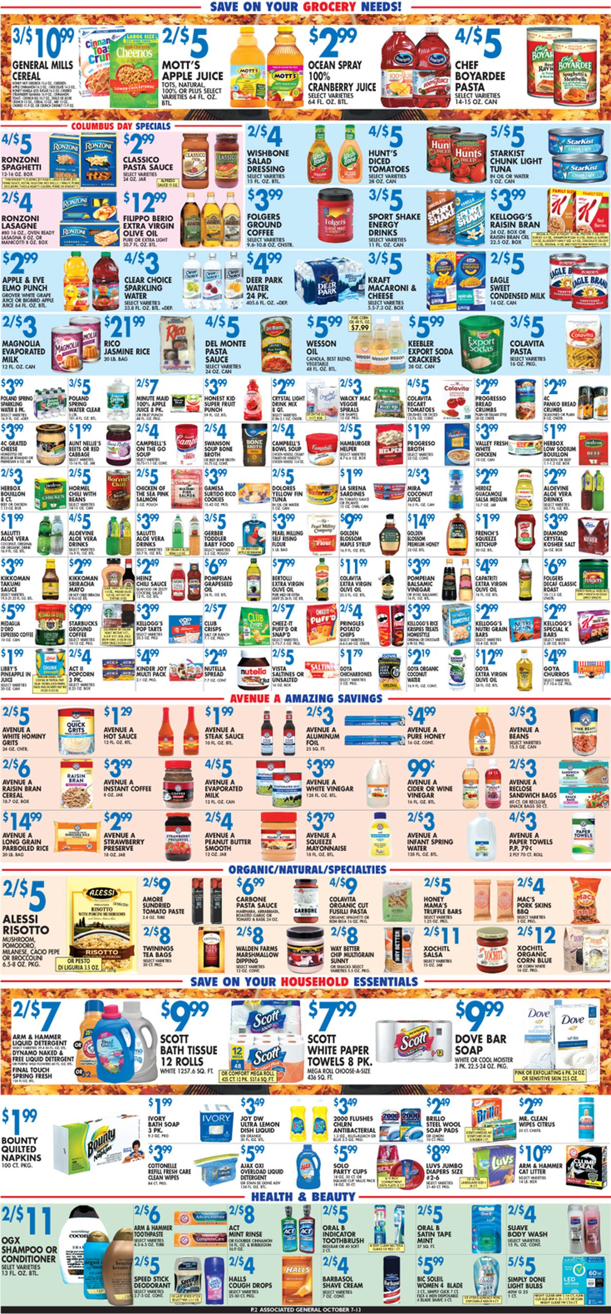Associated Supermarkets Weekly Ad Circular - valid 10/07-10/13/2022 (Page 2)