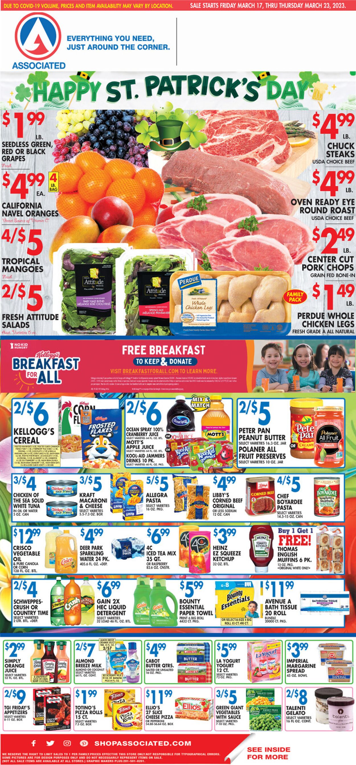 Associated Supermarkets Weekly Ad Circular - valid 03/17-03/23/2023