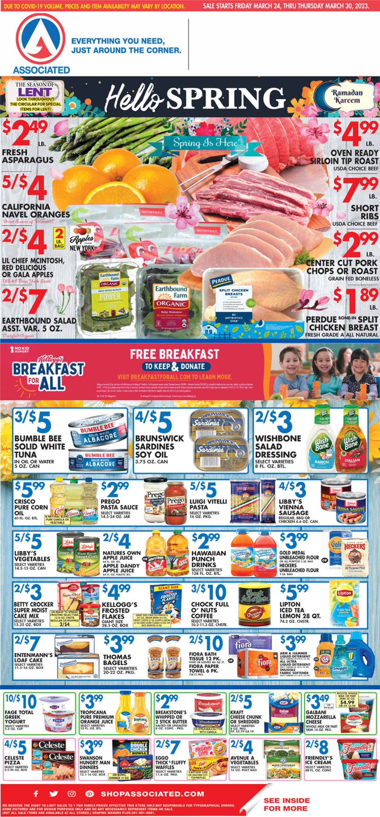 Associated Supermarkets Weekly Ad Circular - valid 03/24-03/30/2023
