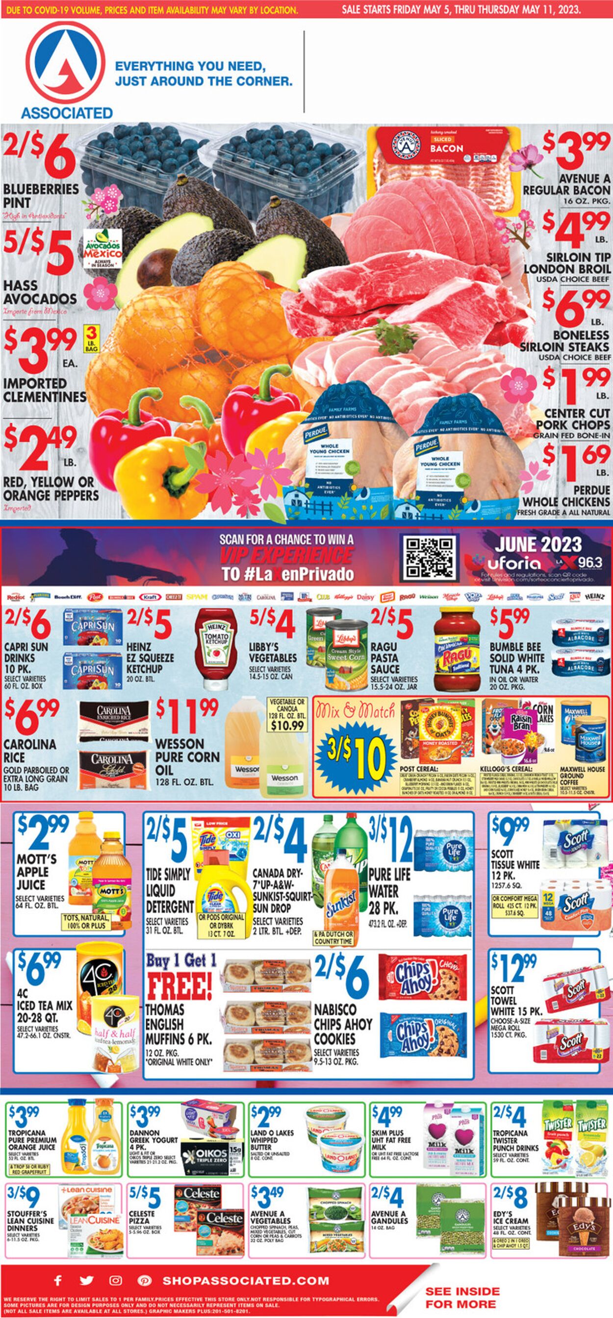 Associated Supermarkets Weekly Ad Circular - valid 05/05-05/11/2023