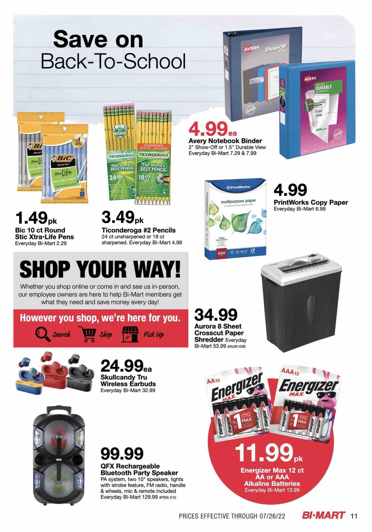 Bi-Mart Weekly Ad Circular - valid 07/12-07/26/2022 (Page 11)