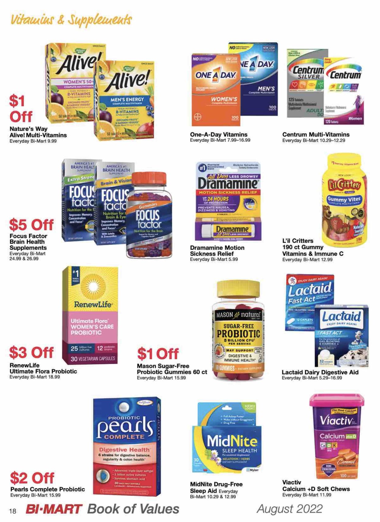 Bi-Mart Weekly Ad Circular - valid 08/01-08/31/2022 (Page 18)