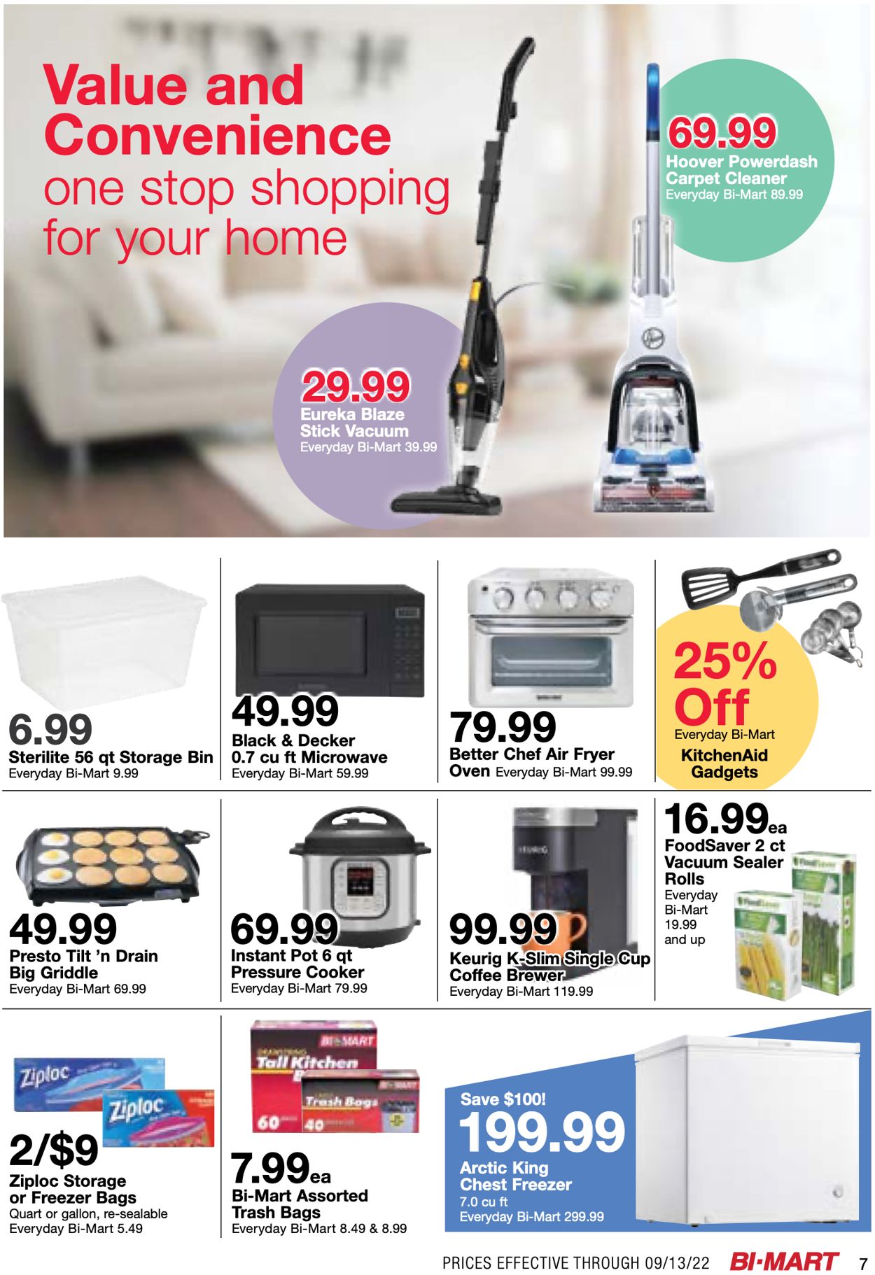Bi-Mart Weekly Ad Circular - valid 08/30-09/13/2022 (Page 7)