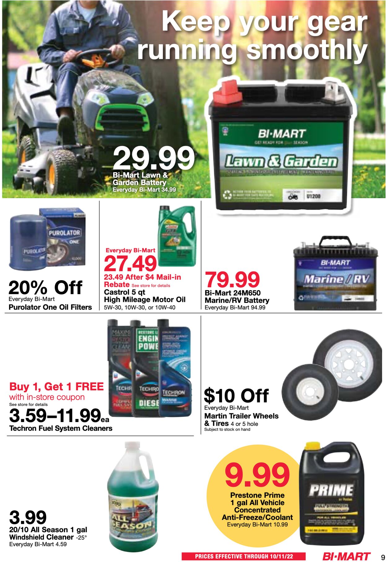 Bi-Mart Weekly Ad Circular - valid 09/27-10/11/2022 (Page 9)