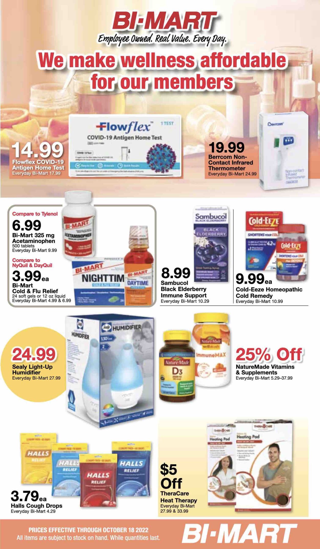 Bi-Mart Weekly Ad Circular - valid 10/05-10/18/2022