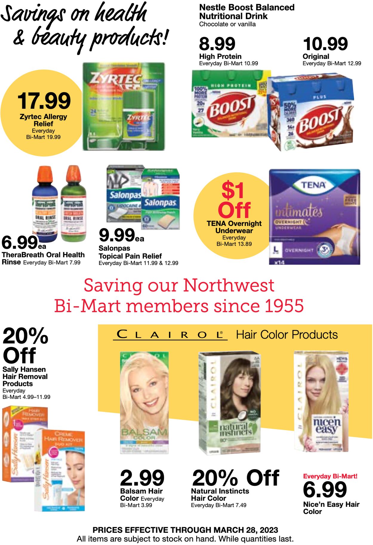 Bi-Mart Weekly Ad Circular - valid 03/15-03/28/2023 (Page 10)