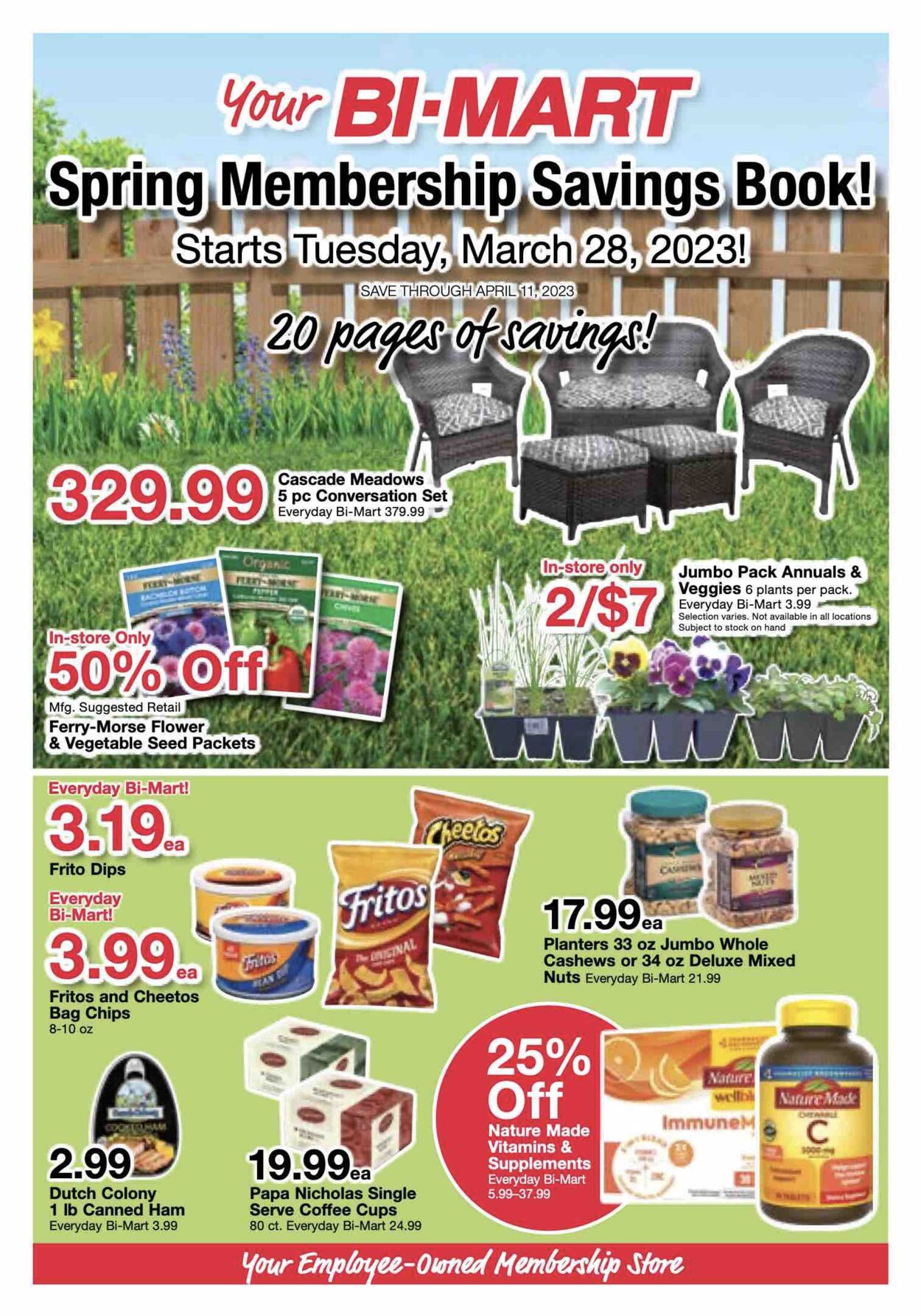 Bi-Mart Weekly Ad Circular - valid 03/28-04/11/2023