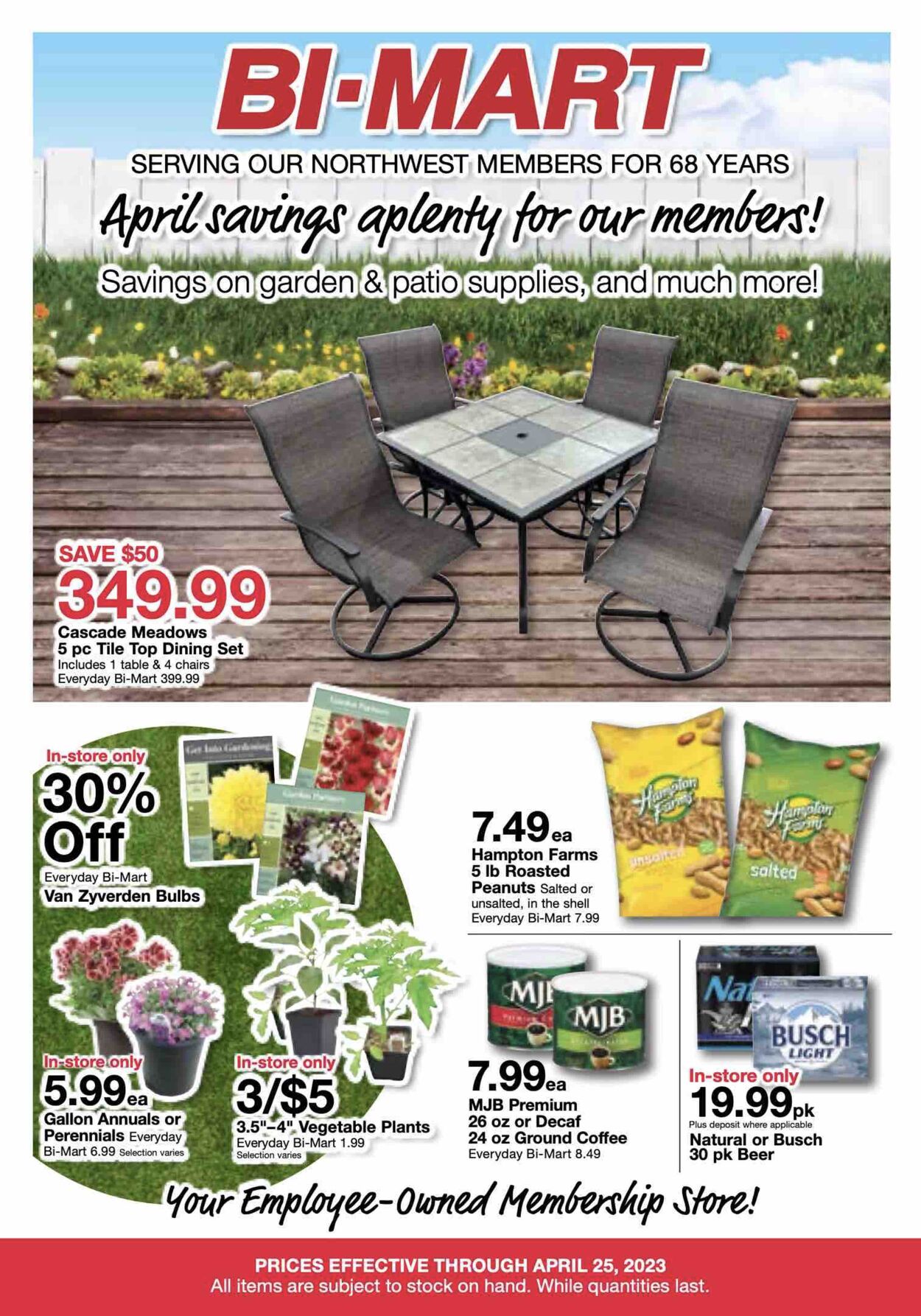 Bi-Mart Weekly Ad Circular - valid 04/12-04/25/2023