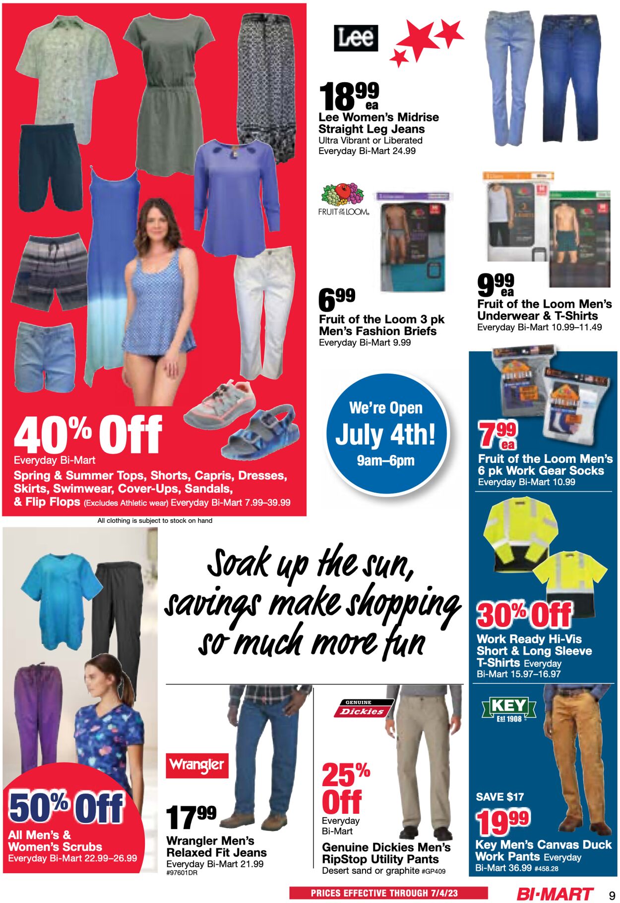 Bi-Mart Weekly Ad Circular - valid 06/20-06/27/2023 (Page 9)
