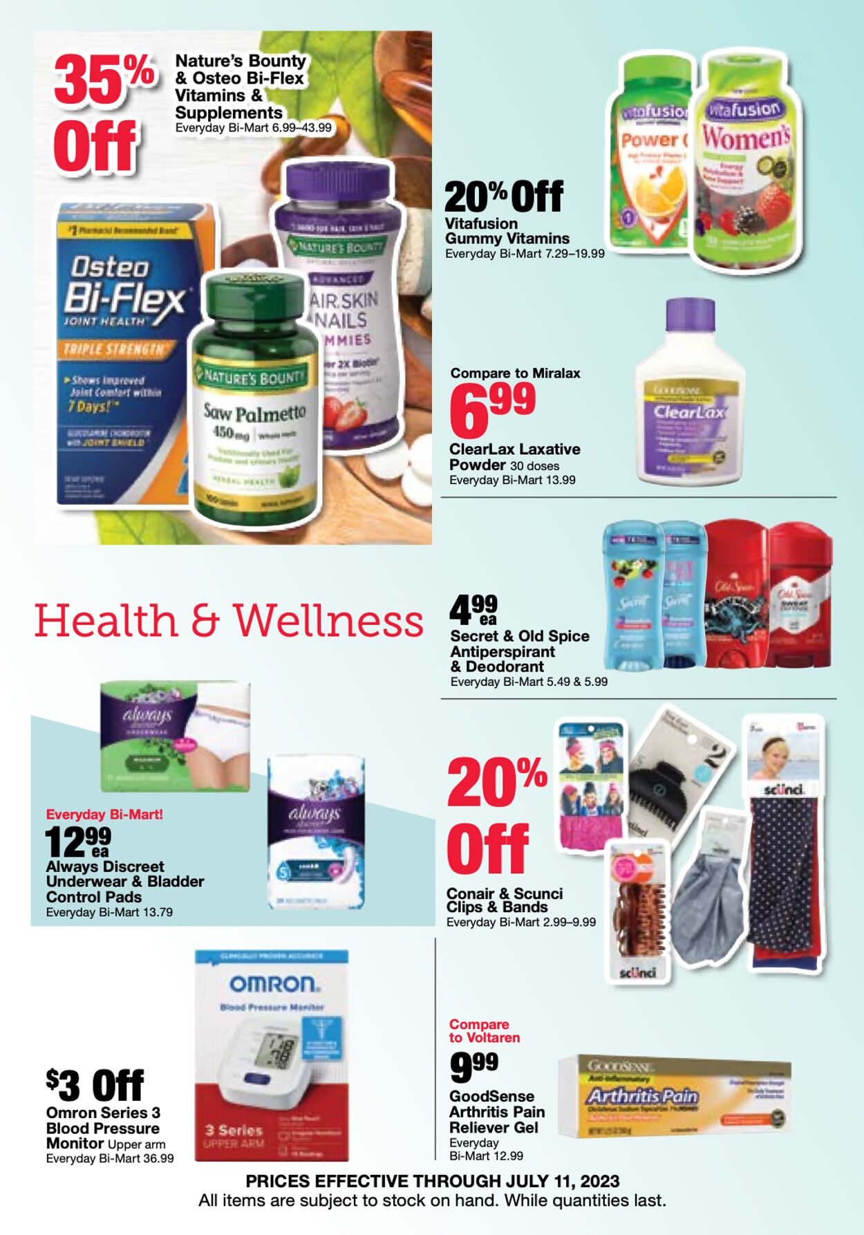 Bi-Mart Weekly Ad Circular - valid 07/05-07/12/2023 (Page 17)