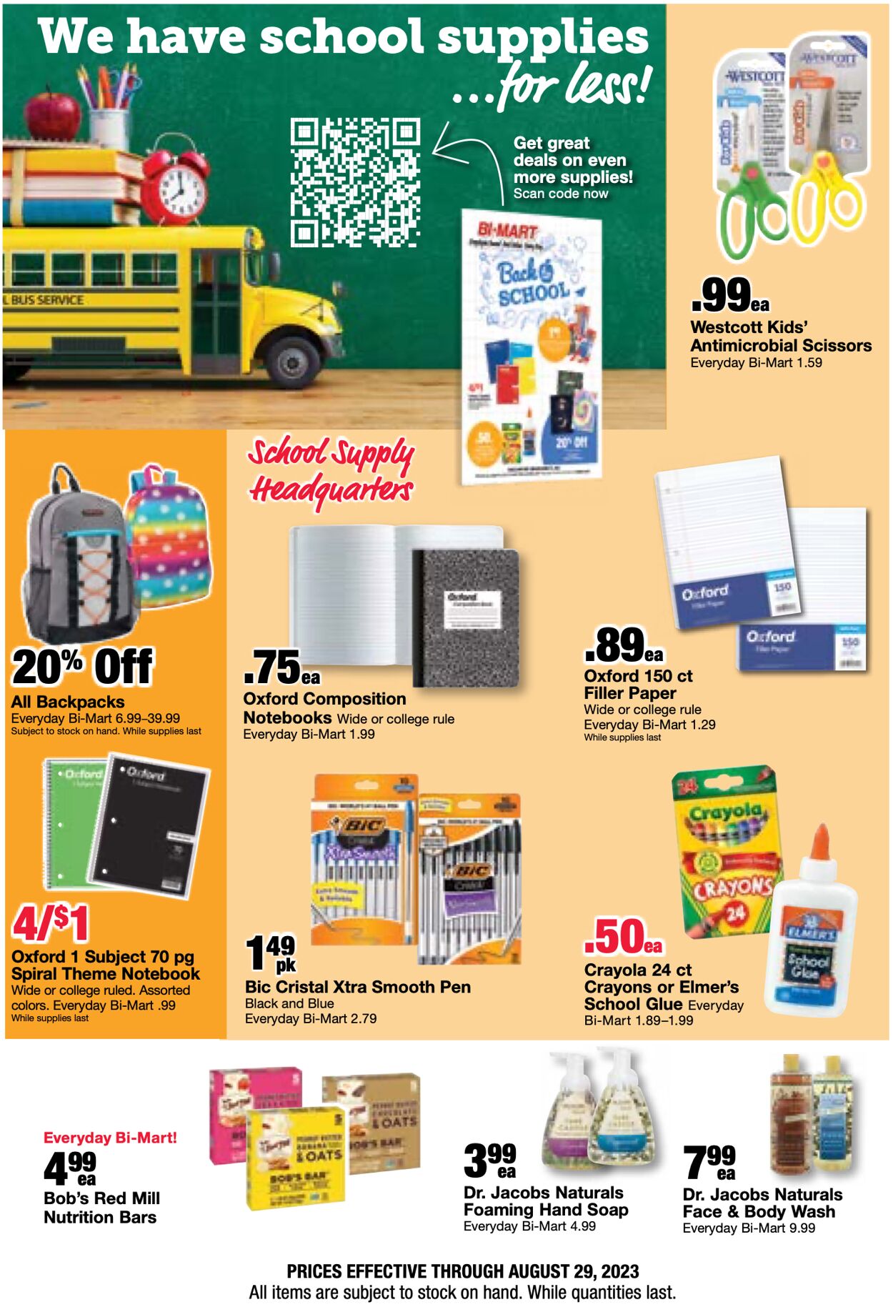 Bi-Mart Weekly Ad Circular - valid 08/16-08/23/2023 (Page 8)